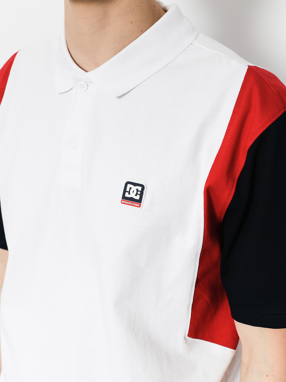 DC Polo t-shirt Fenton (snow white)