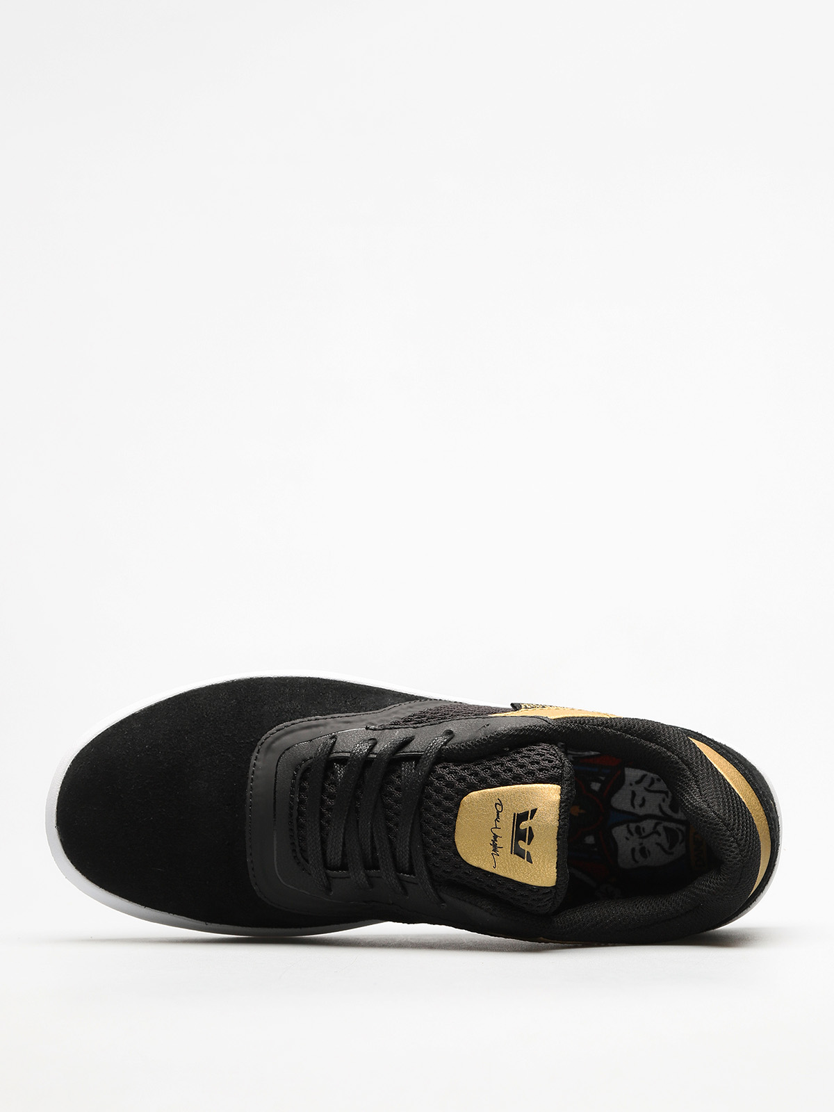 Supra Shoes Saint (black/gold white)