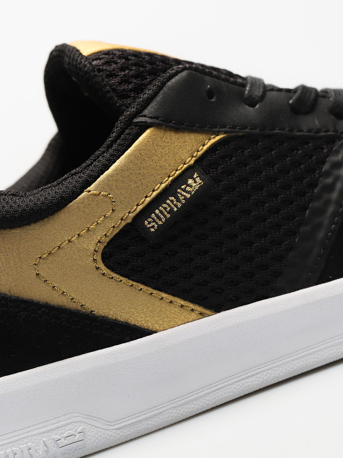Supra Shoes Saint (black/gold white)
