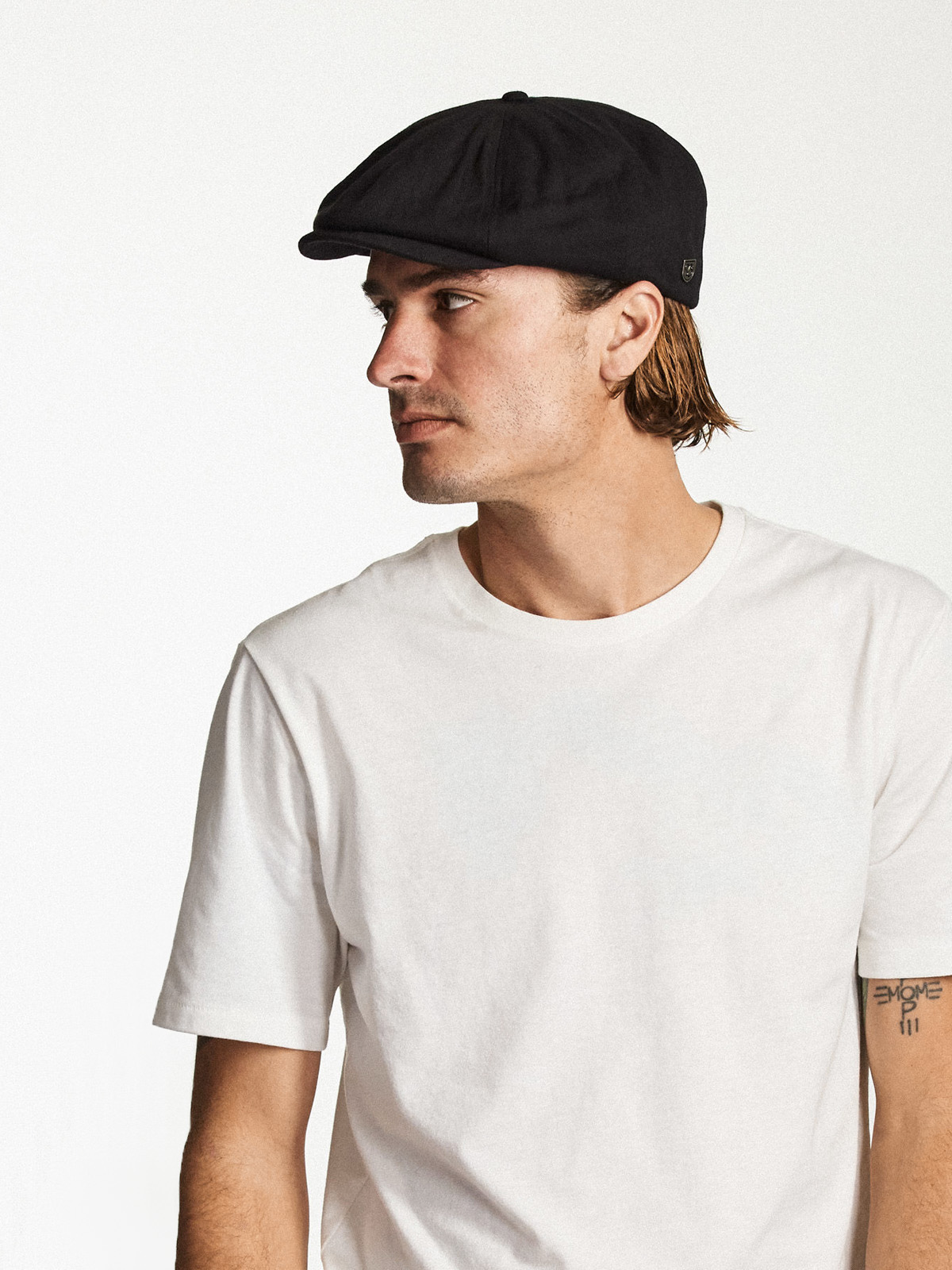 Brixton Flat cap Brood Snap ZD (black)