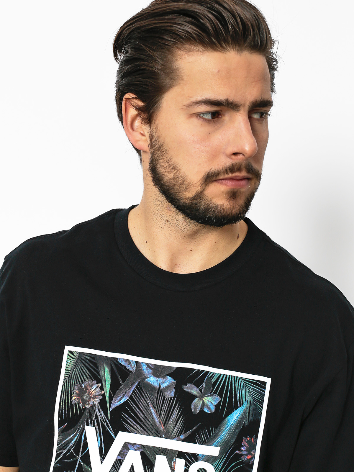 Vans T-shirt Print Box (black neo/jungle)