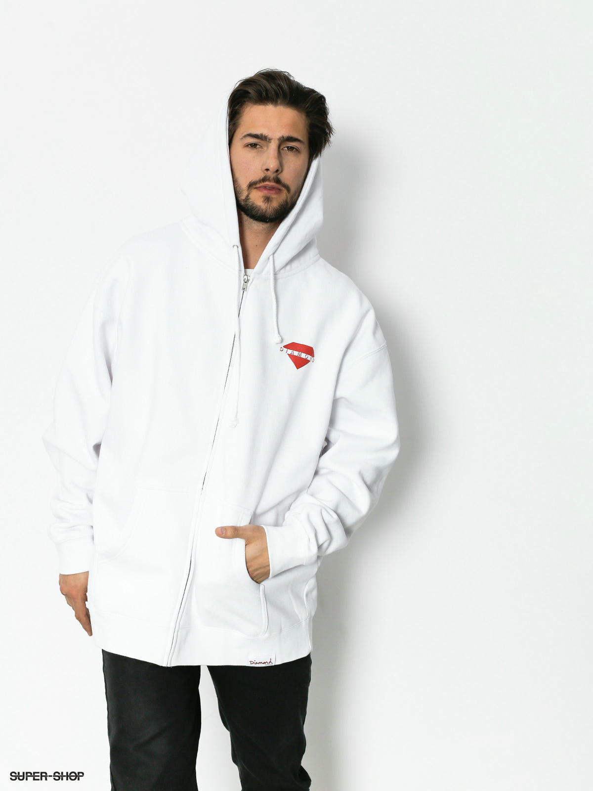 White diamond supply co on sale hoodie