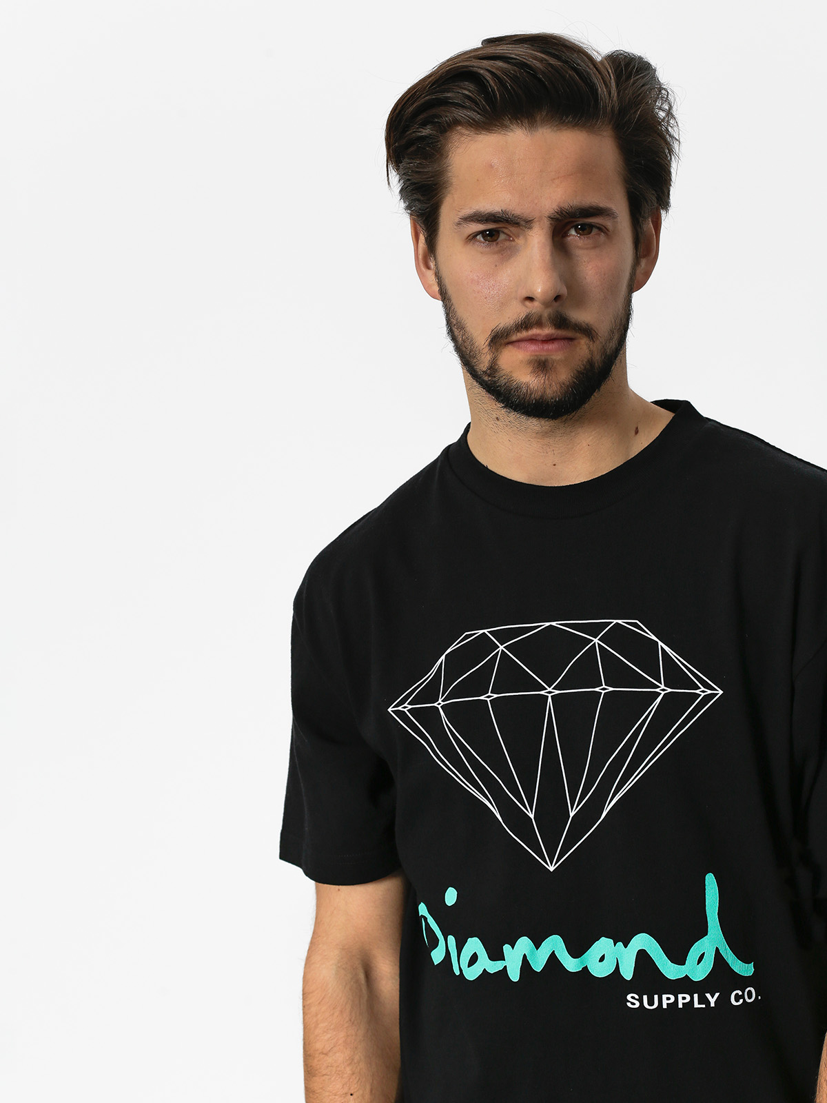 diamond supply co black t shirt