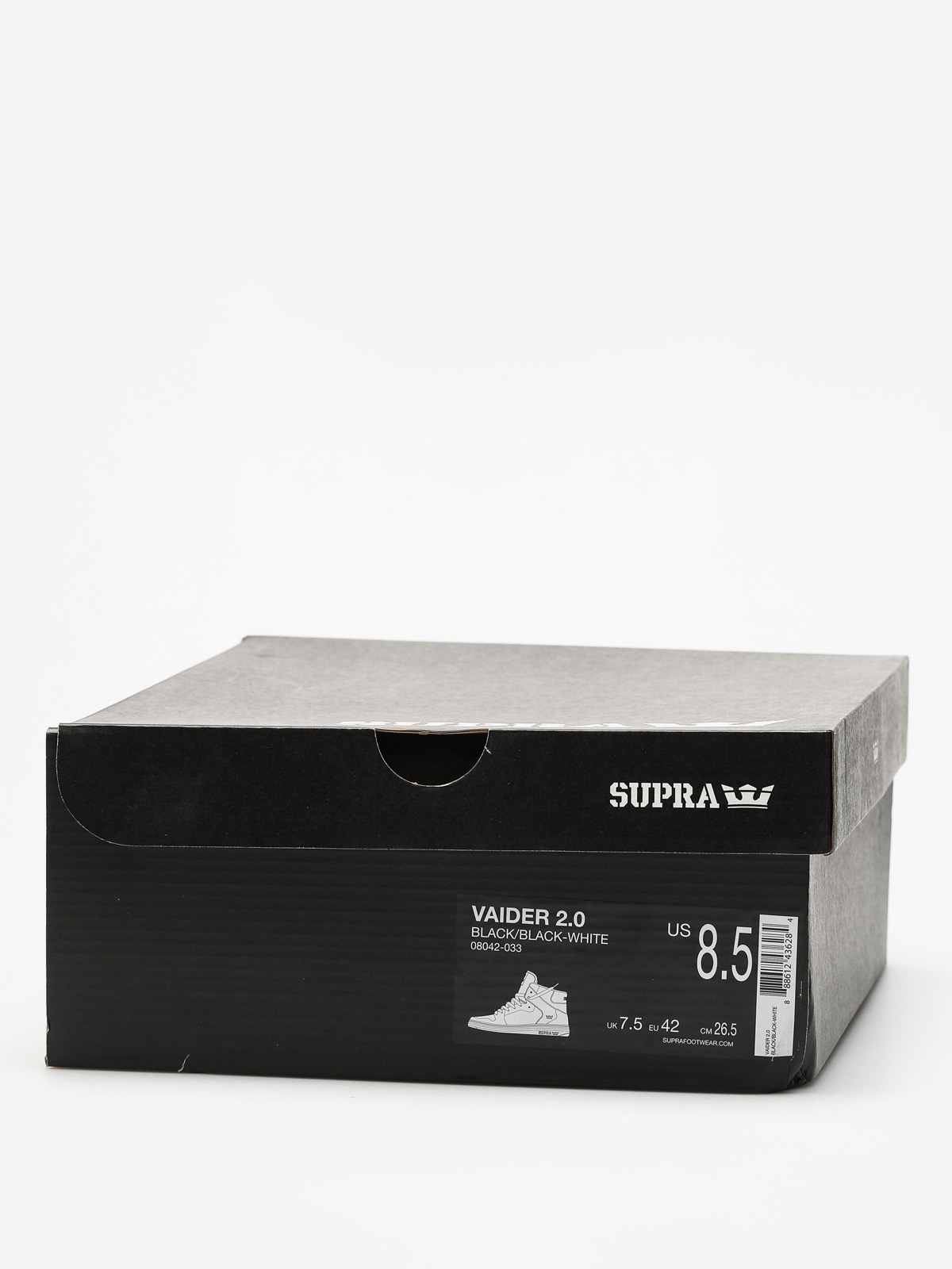 Supra Shoes Vaider 2.0 (black/black white)