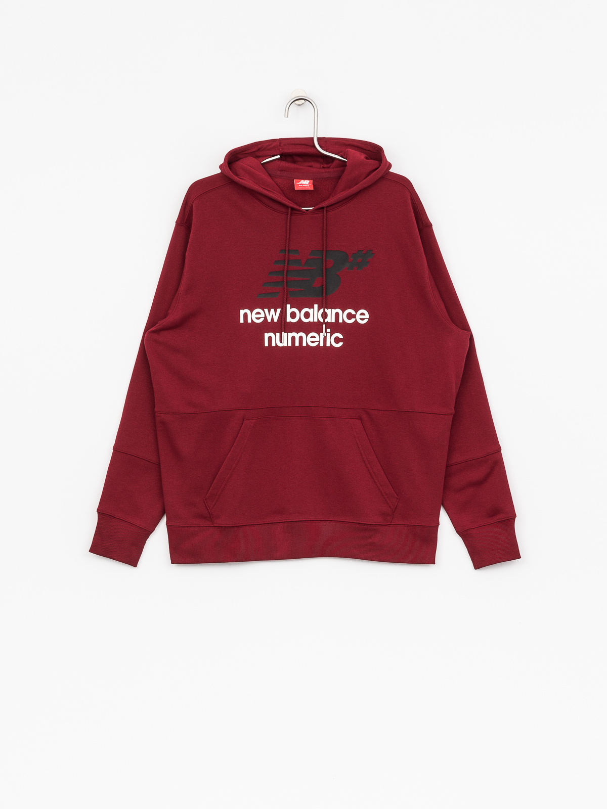 New Balance Hoody Numeric Logo Stacked HD (red)