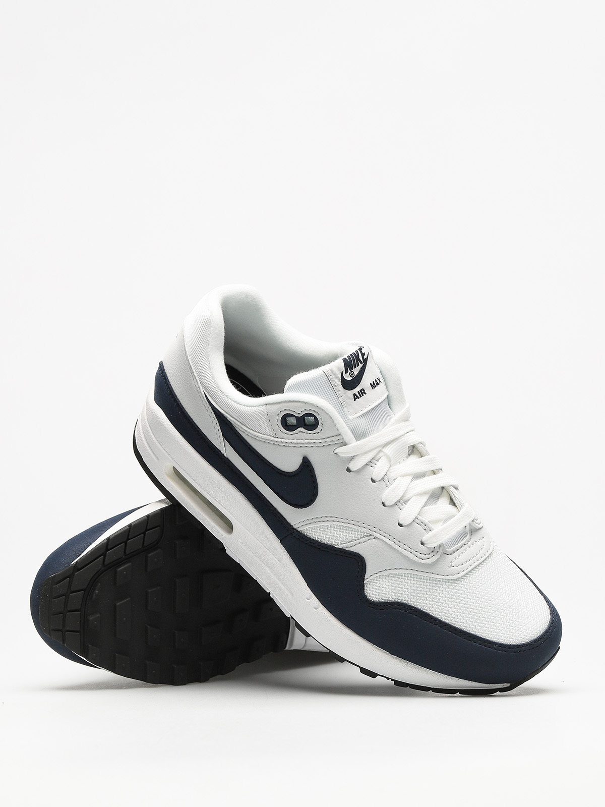 Nike Air Max 1 Shoes Wmn (white/obsidian pure platinum black)