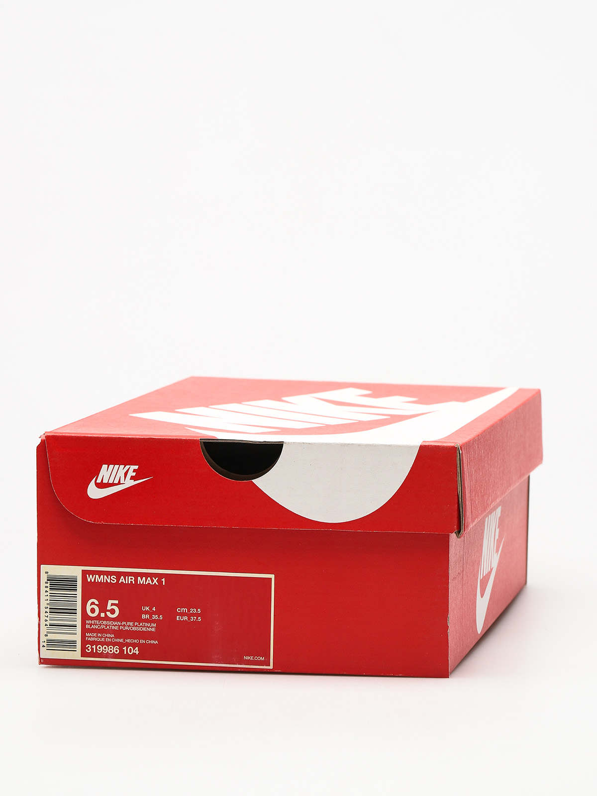 Nike Air Max 1 Shoes Wmn (white/obsidian pure platinum black)