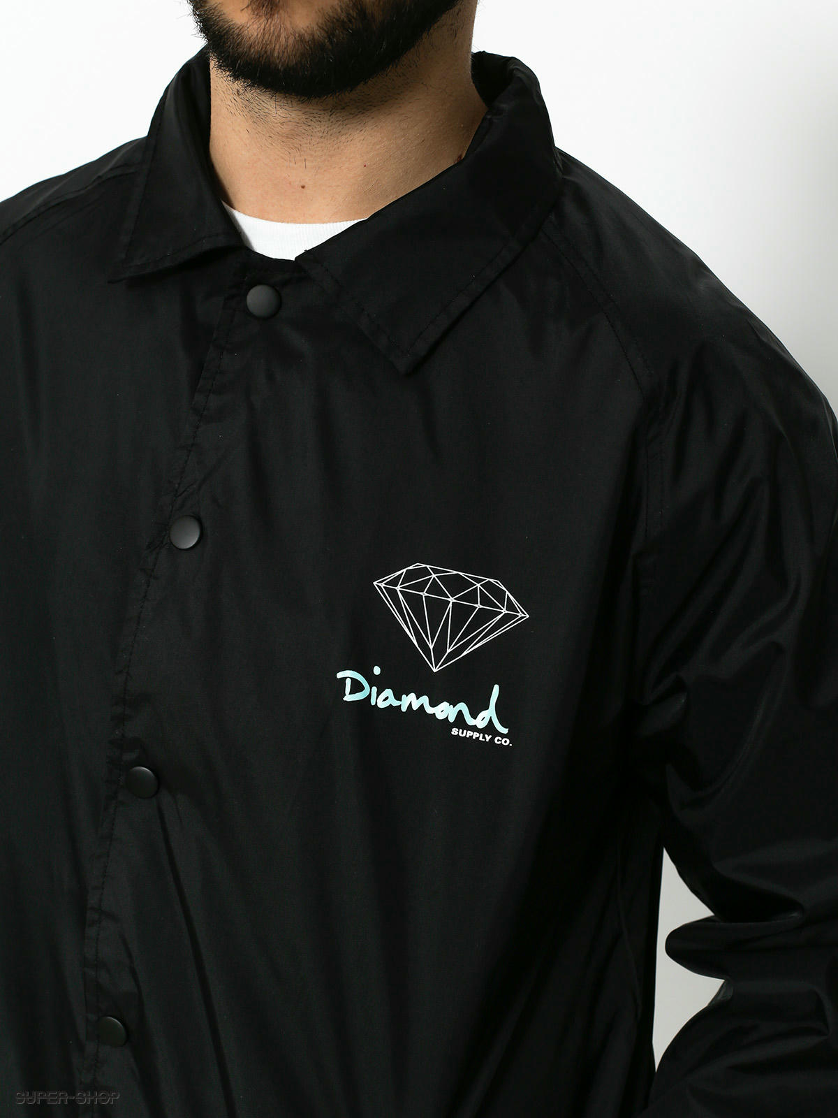 diamond supply co coach jacket