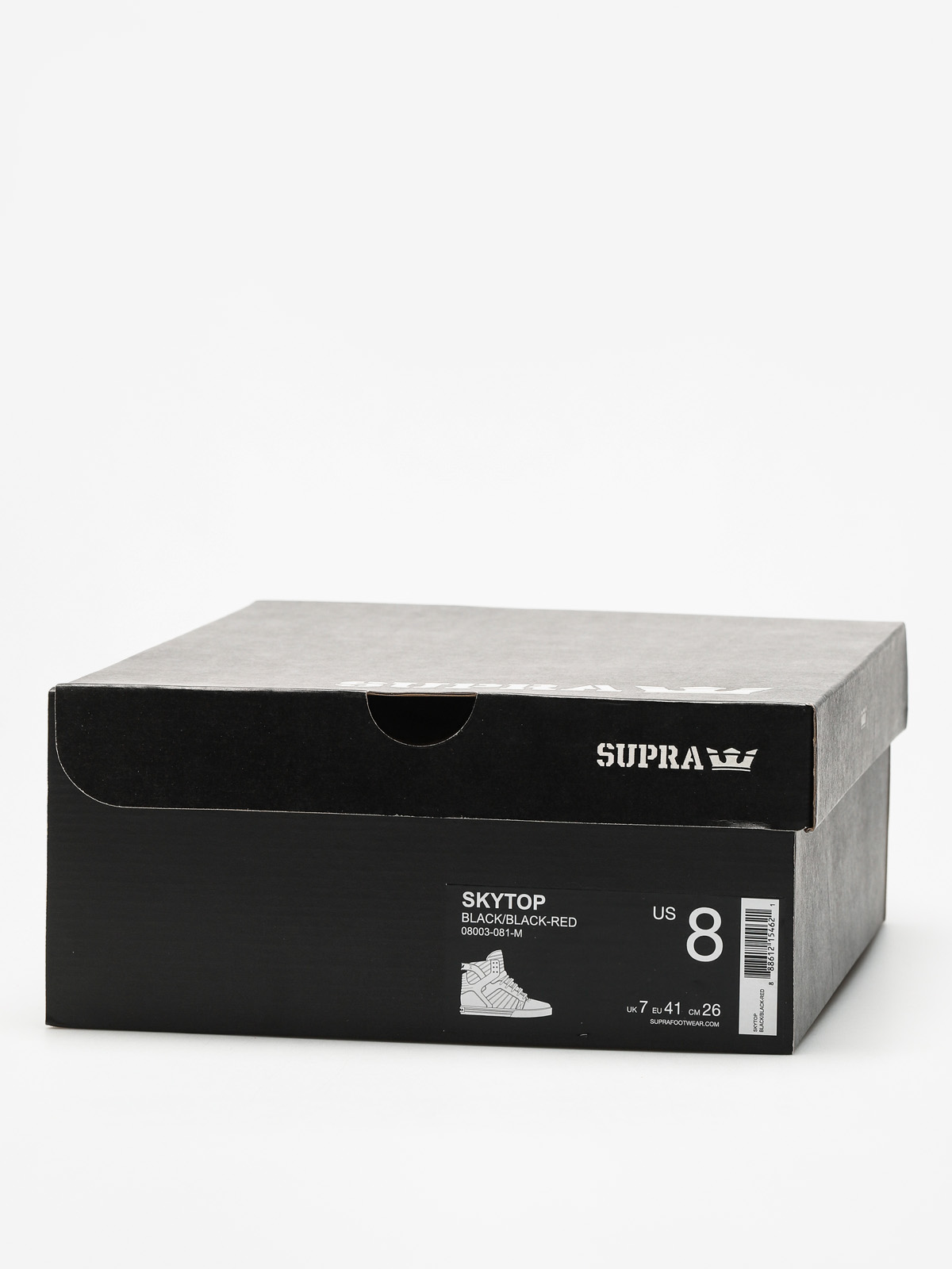 Supra Shoes Skytop (black/black red)