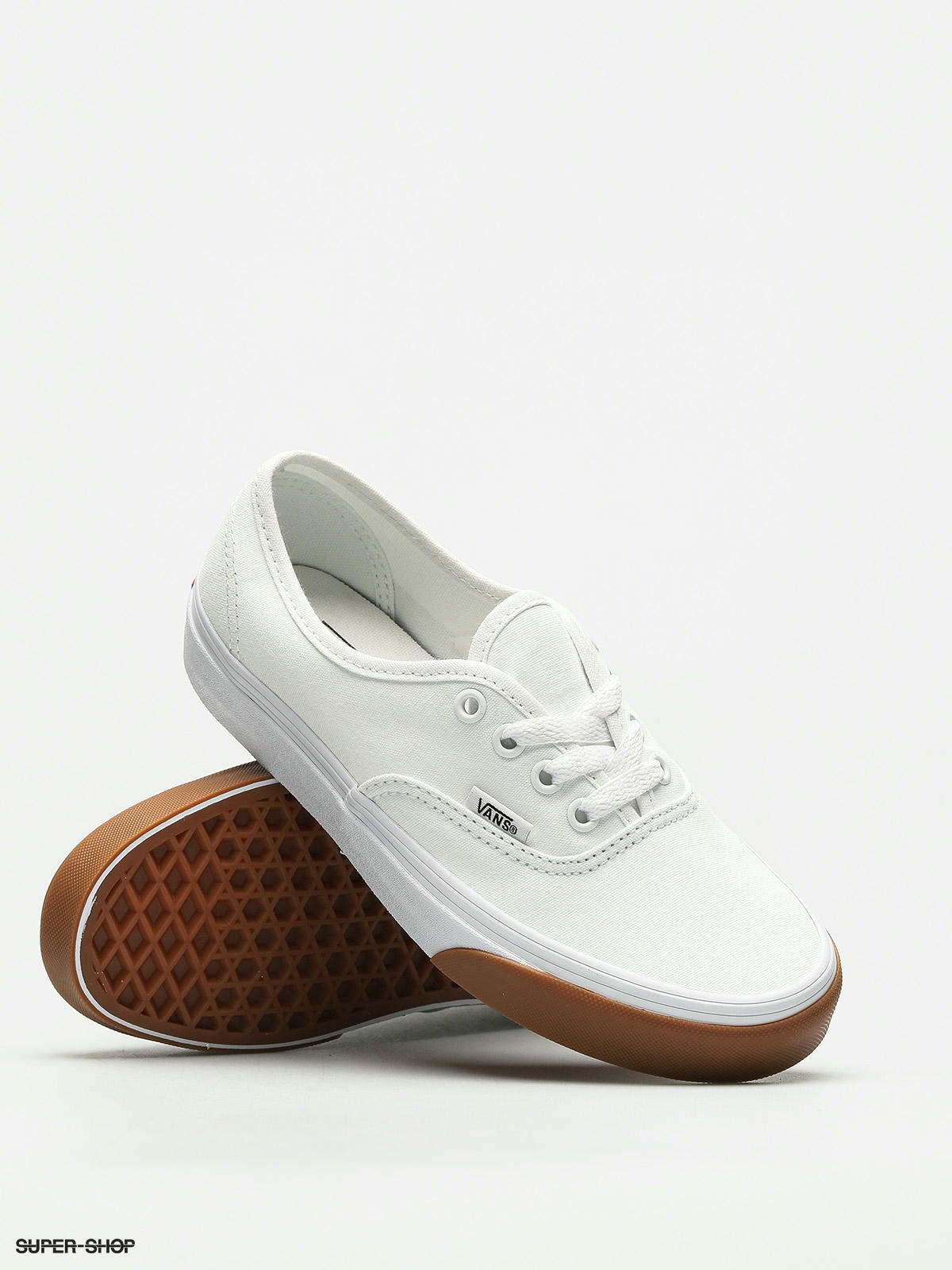 White vans cheap gum bumper