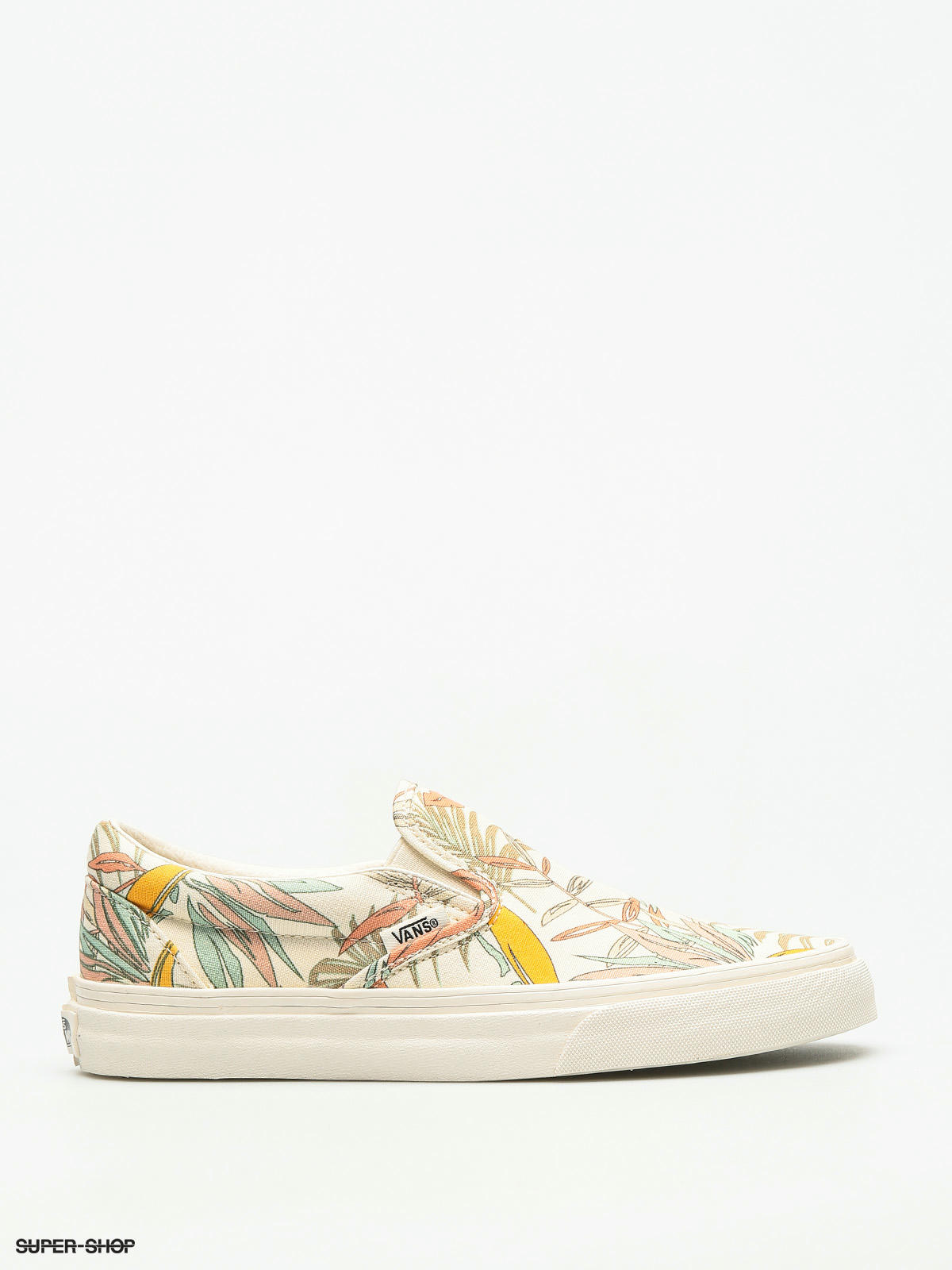 vans vintage slip on floral marshmallow