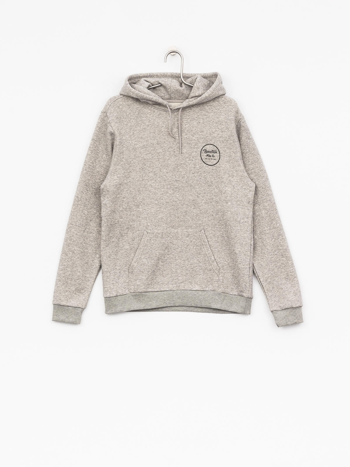 Brixton Hoodie Wheeler III Eu HD (heather grey/black)