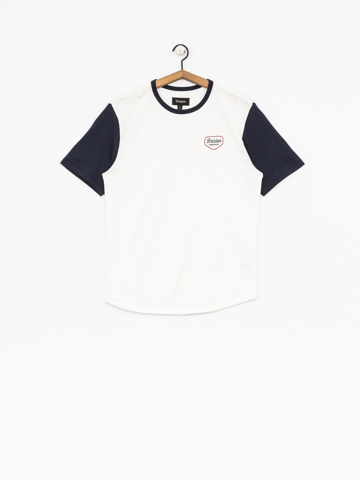 Brixton T-shirt Novato Knit (off white/navy)