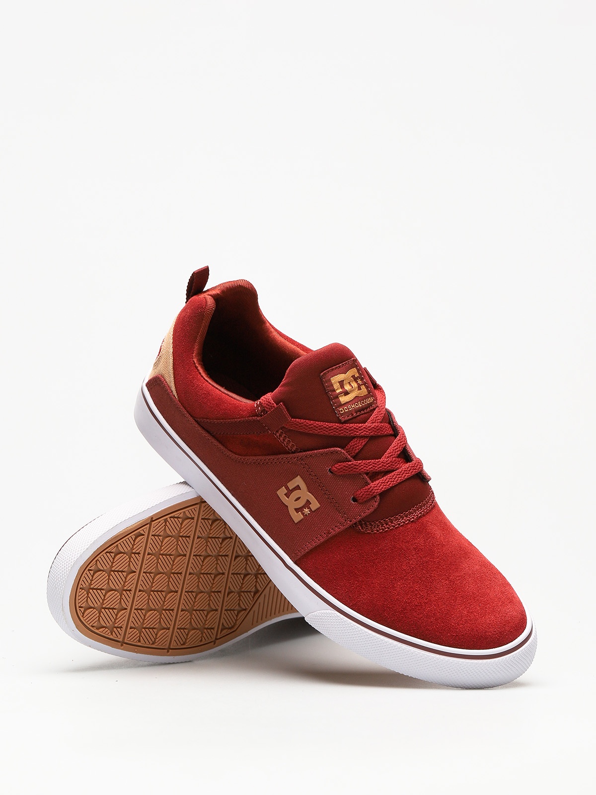 DC Shoes Heathrow Vulc (burgundy/tan)