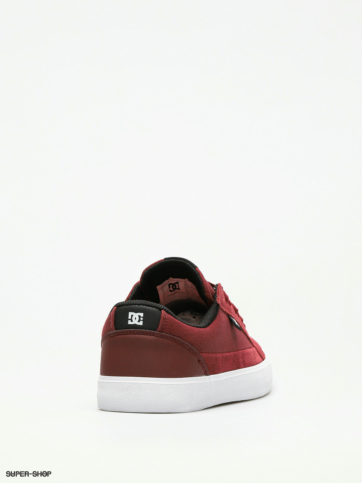 burgundy dc shoes