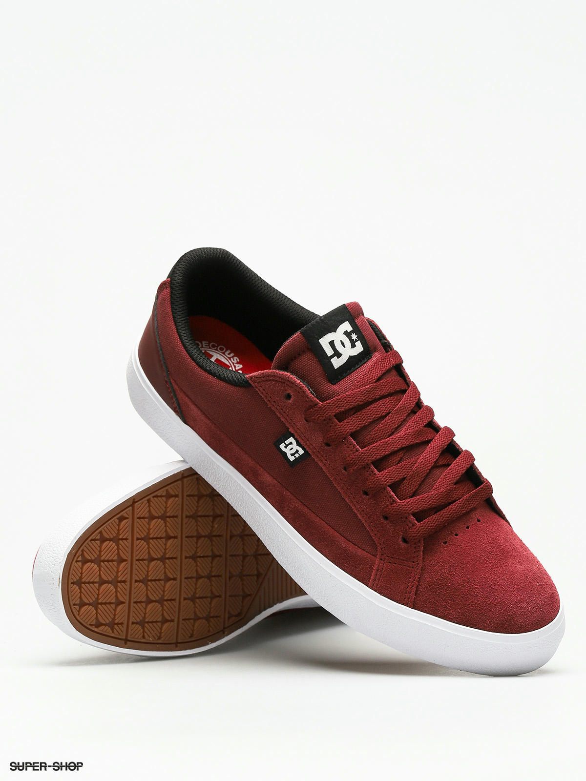 Dc on sale maroon shoes