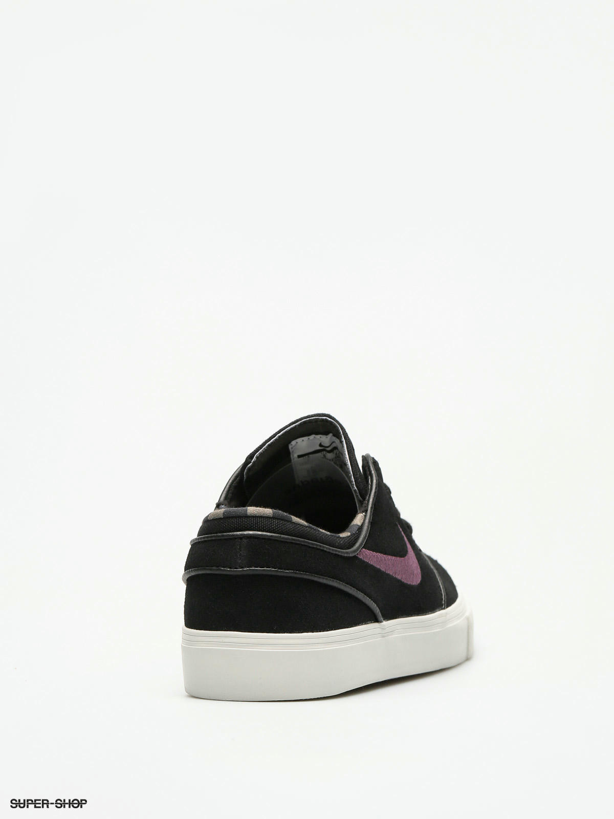 Janoski black store purple