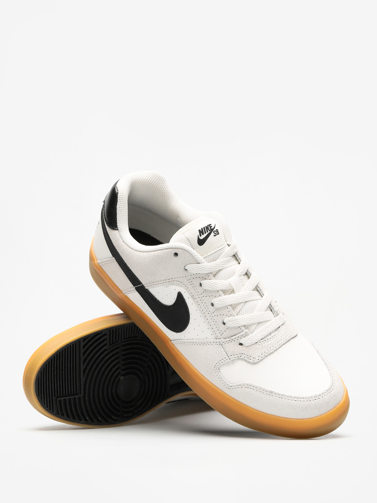 Nike SB Shoes Sb Delta Force Vulc (summit white/black gum light brown)