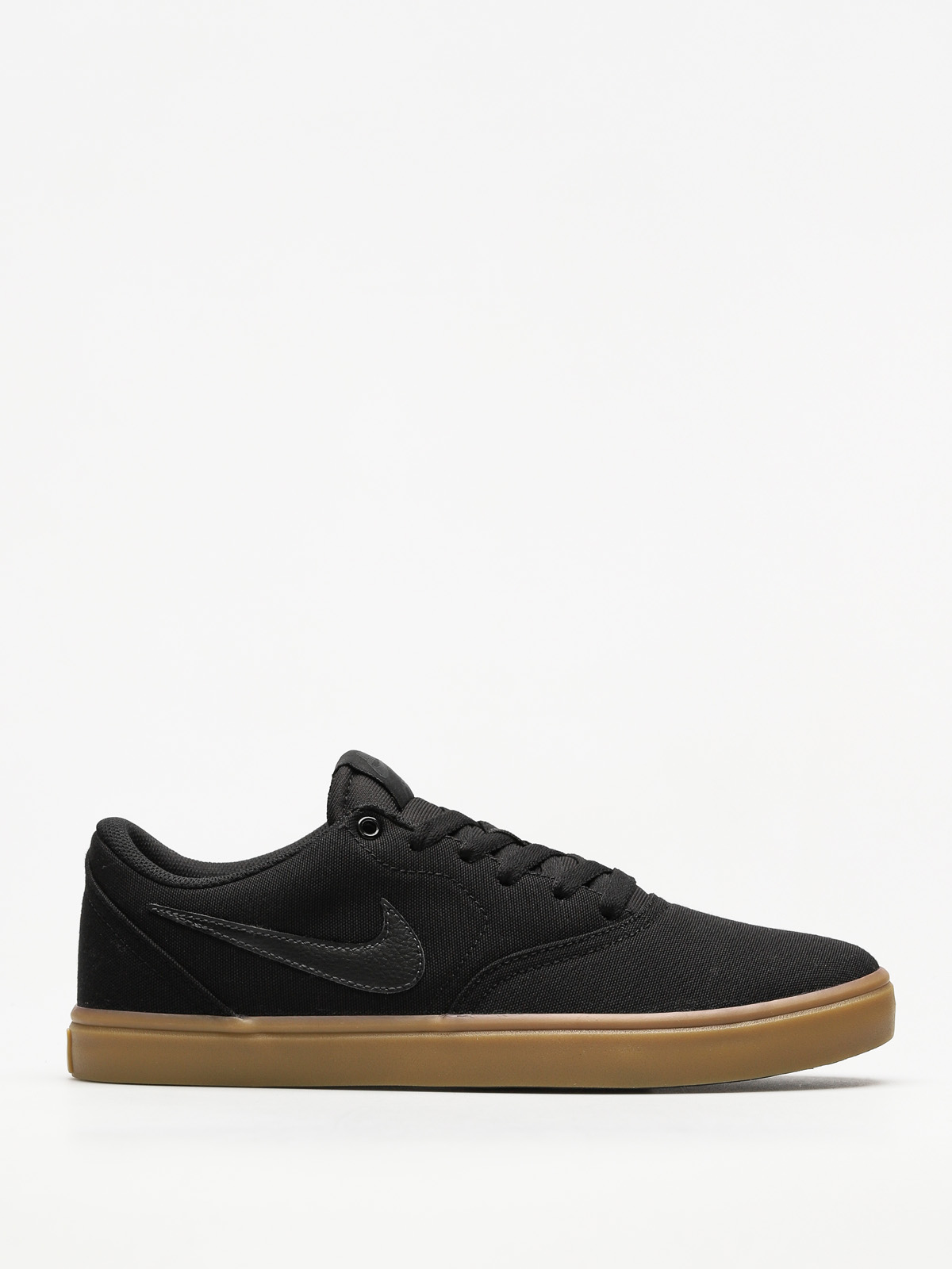 Nike SB Schuhe Sb Check Solarsoft Canvas (black/black gum light brown)