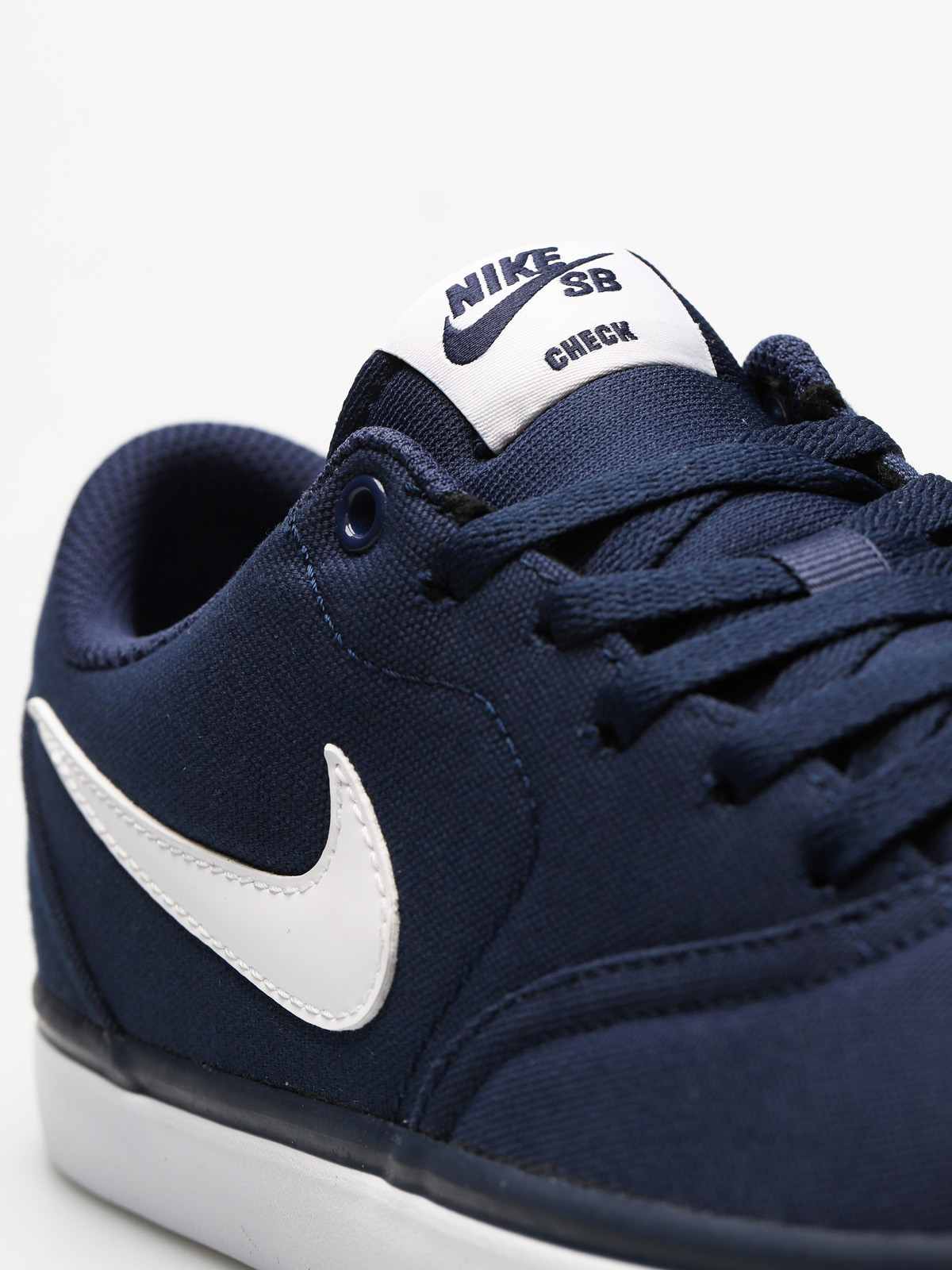 Nike SB Schuhe Sb Check Solarsoft Canvas (midnight navy/white)