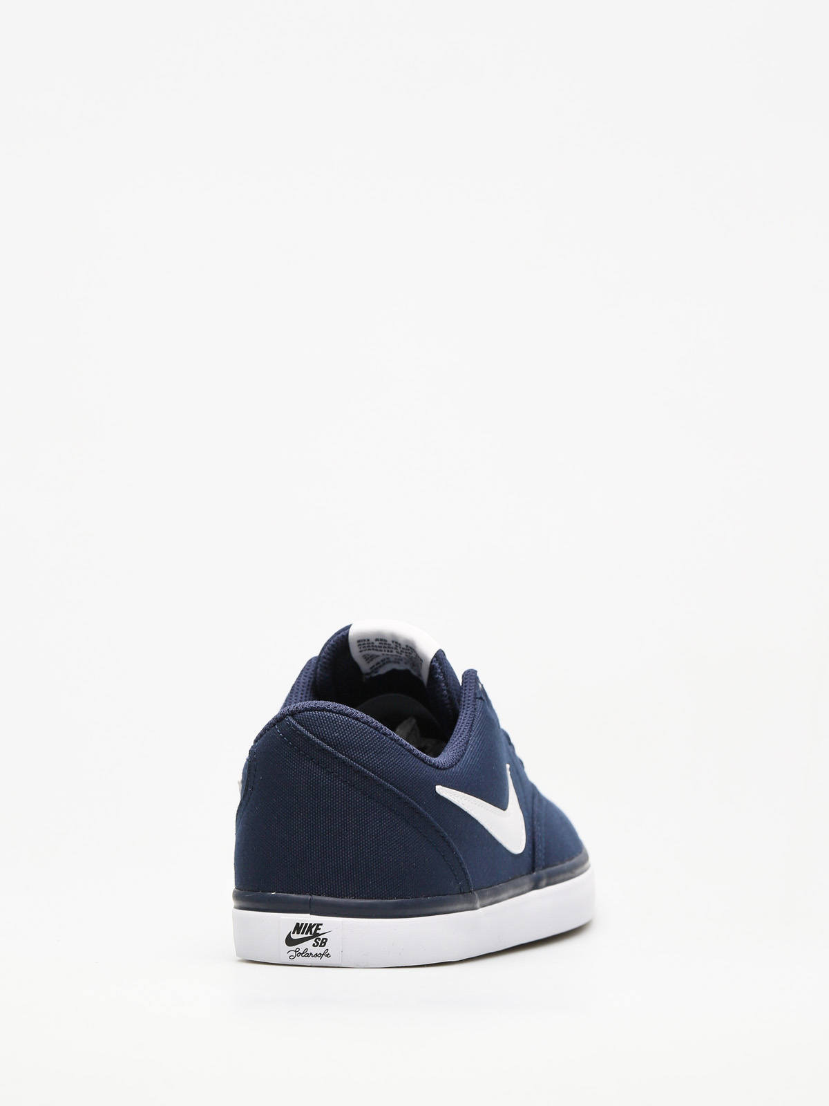 Nike SB Schuhe Sb Check Solarsoft Canvas (midnight navy/white)