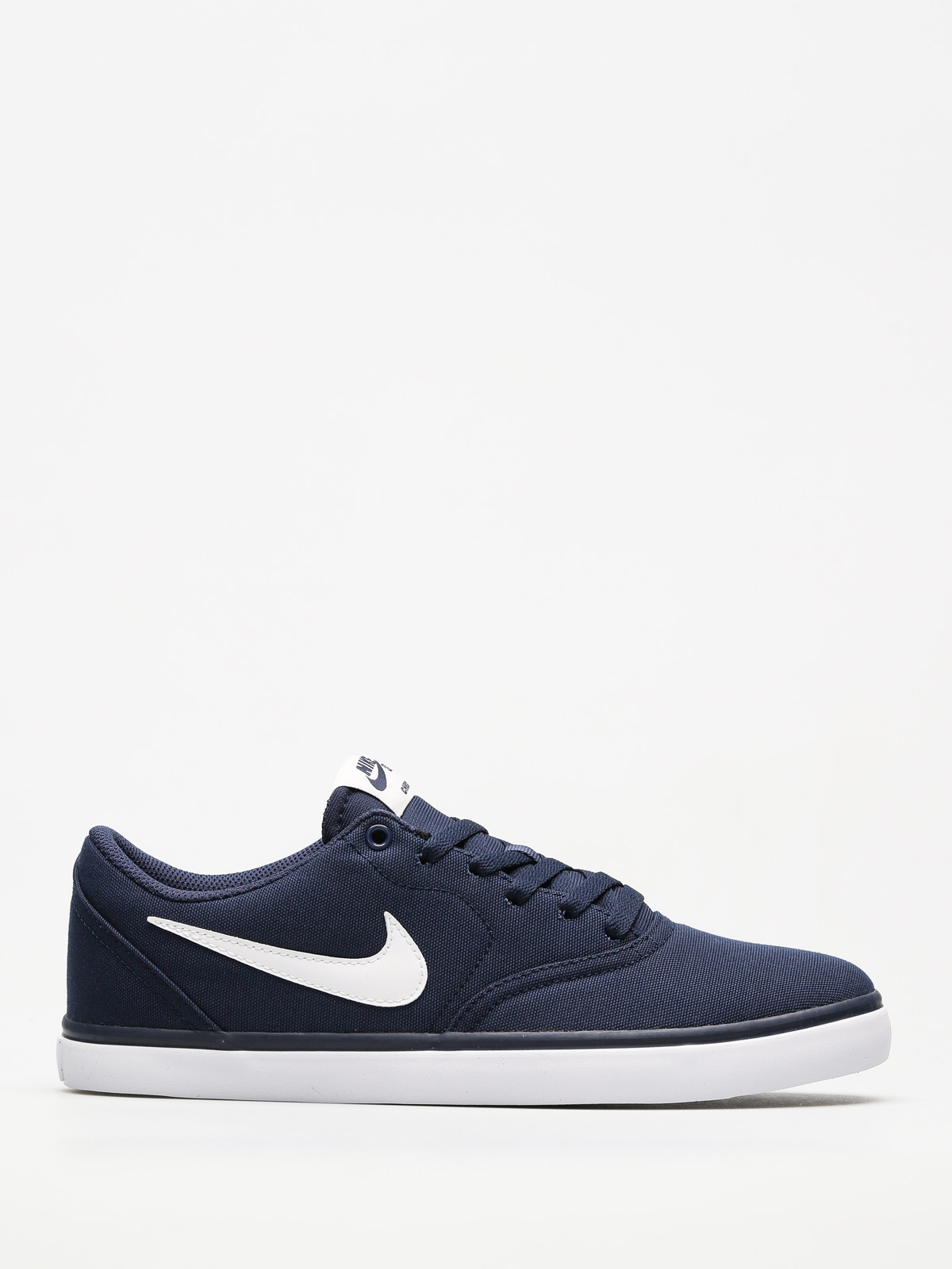 Nike SB Schuhe Sb Check Solarsoft Canvas (midnight navy/white)