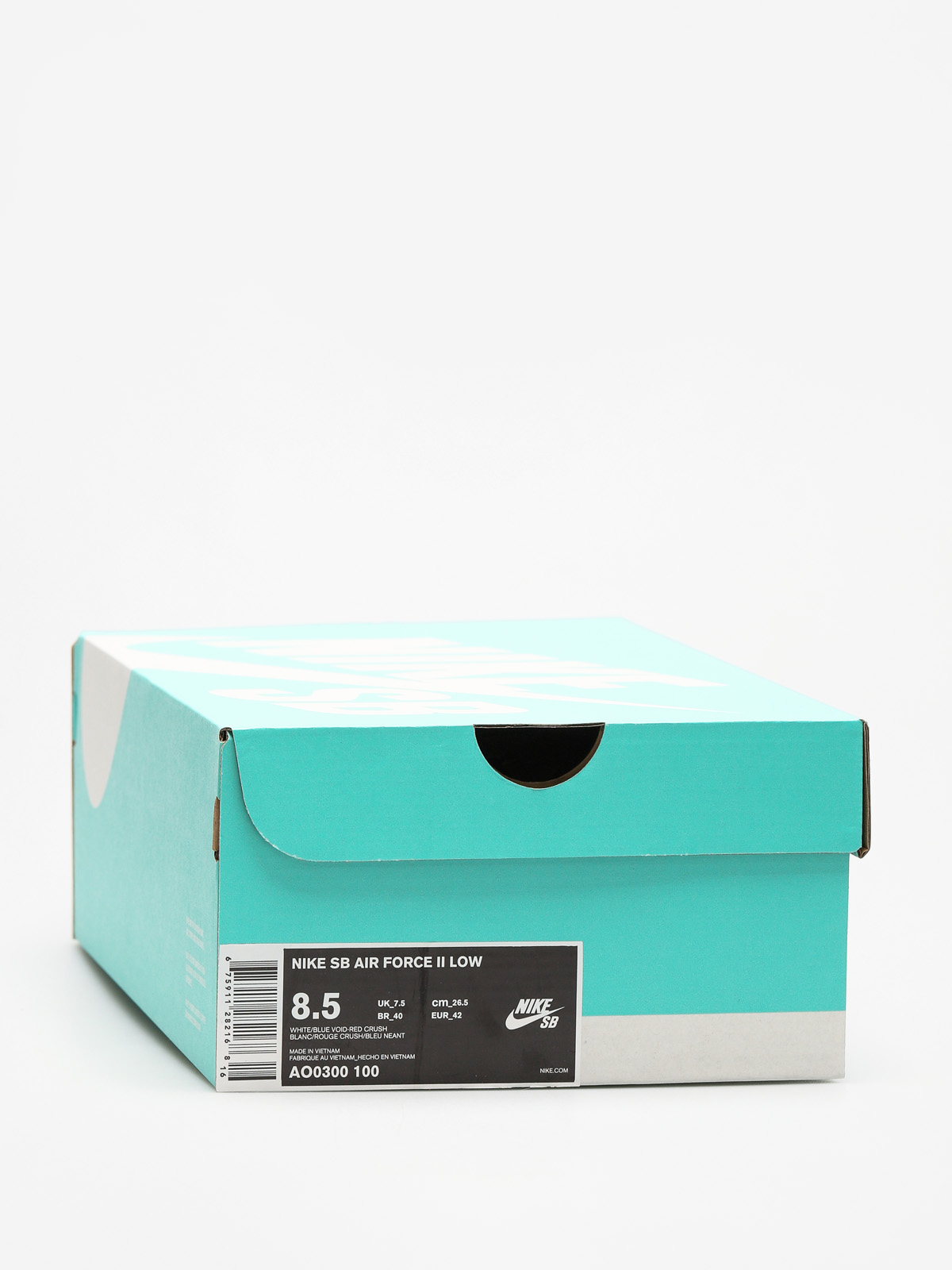 Nike SB Shoes Air Force II Low (white/blue void red crush white)