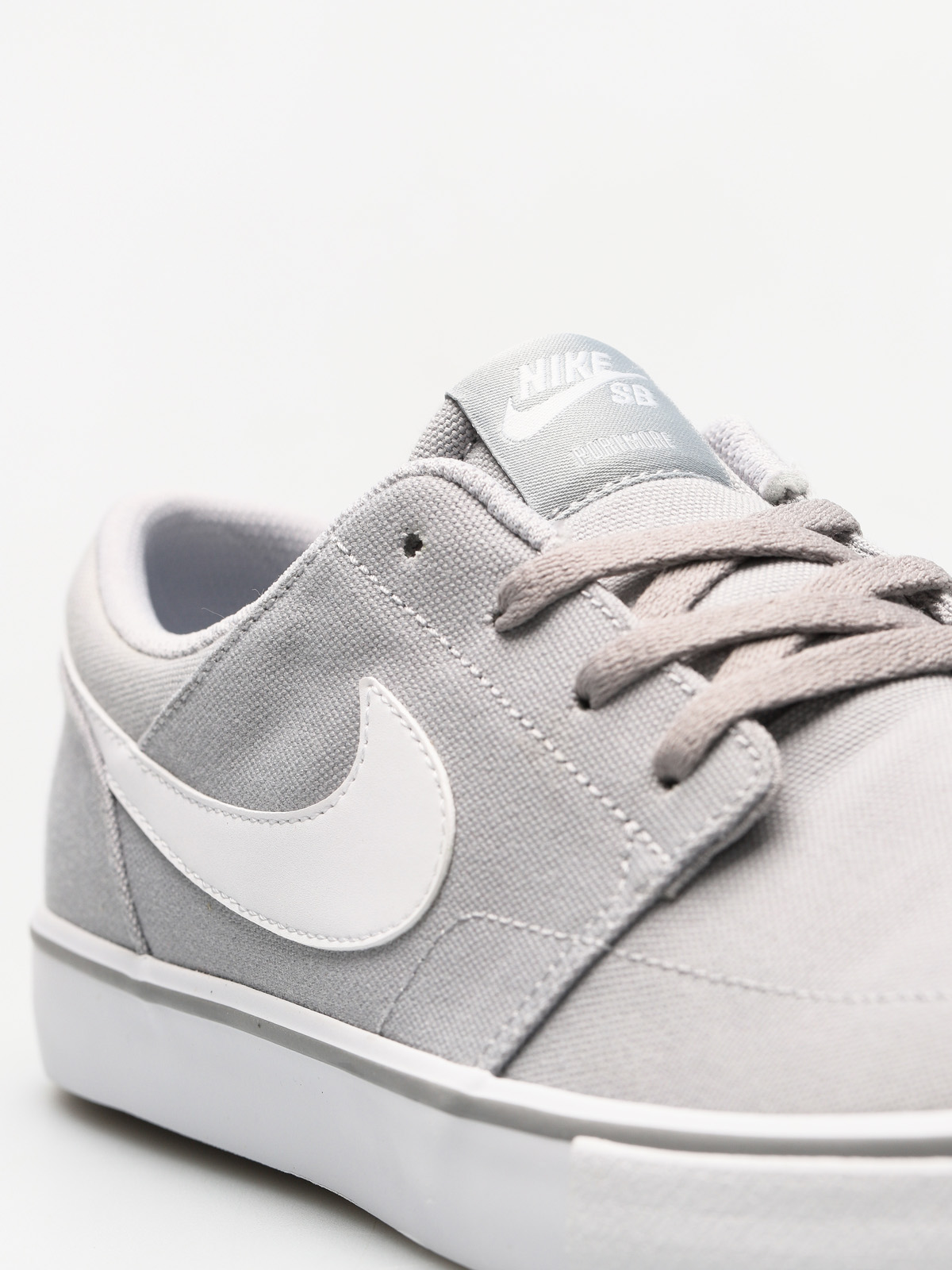 Nike SB Shoes Sb Solarsoft Portmore II Canvas (wolf grey/white black)