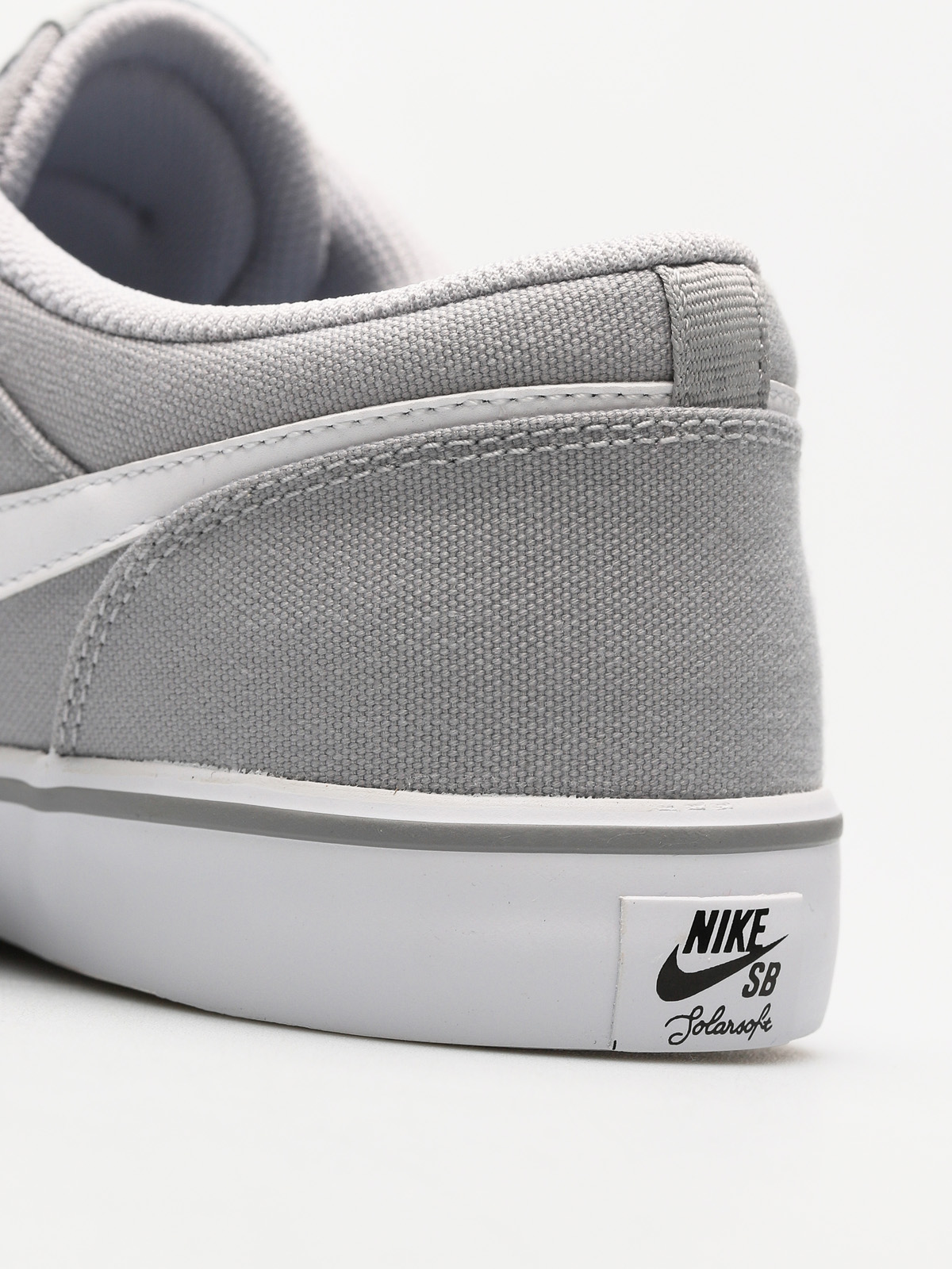 Nike SB Shoes Sb Solarsoft Portmore II Canvas (wolf grey/white black)