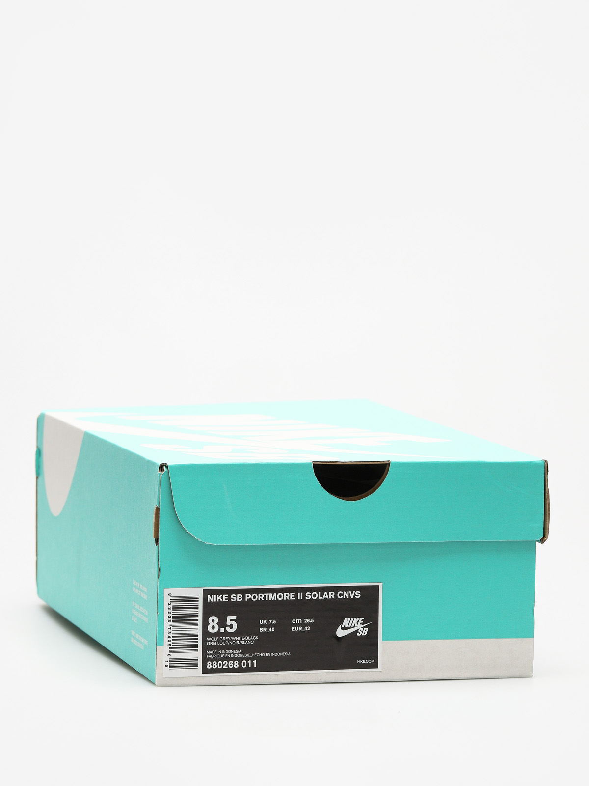Nike SB Shoes Sb Solarsoft Portmore II Canvas (wolf grey/white black)