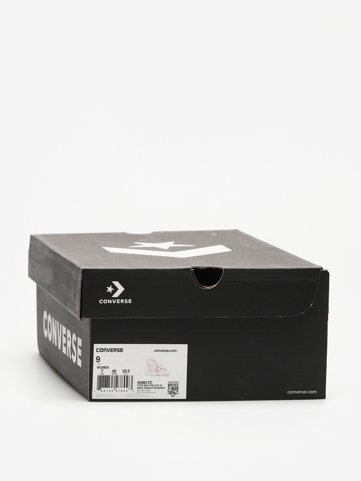 Converse Chucks Chuck Taylor As Big Eyelets Hi Wmn (barely rose/light orchid/white)