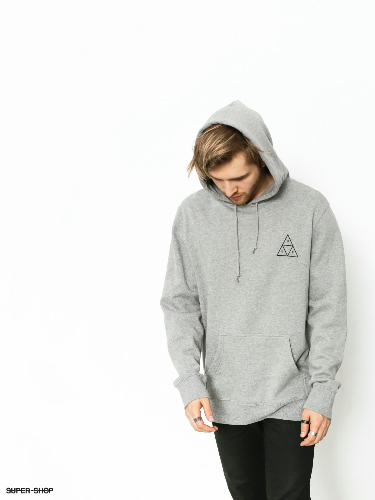 huf triangle hoodie