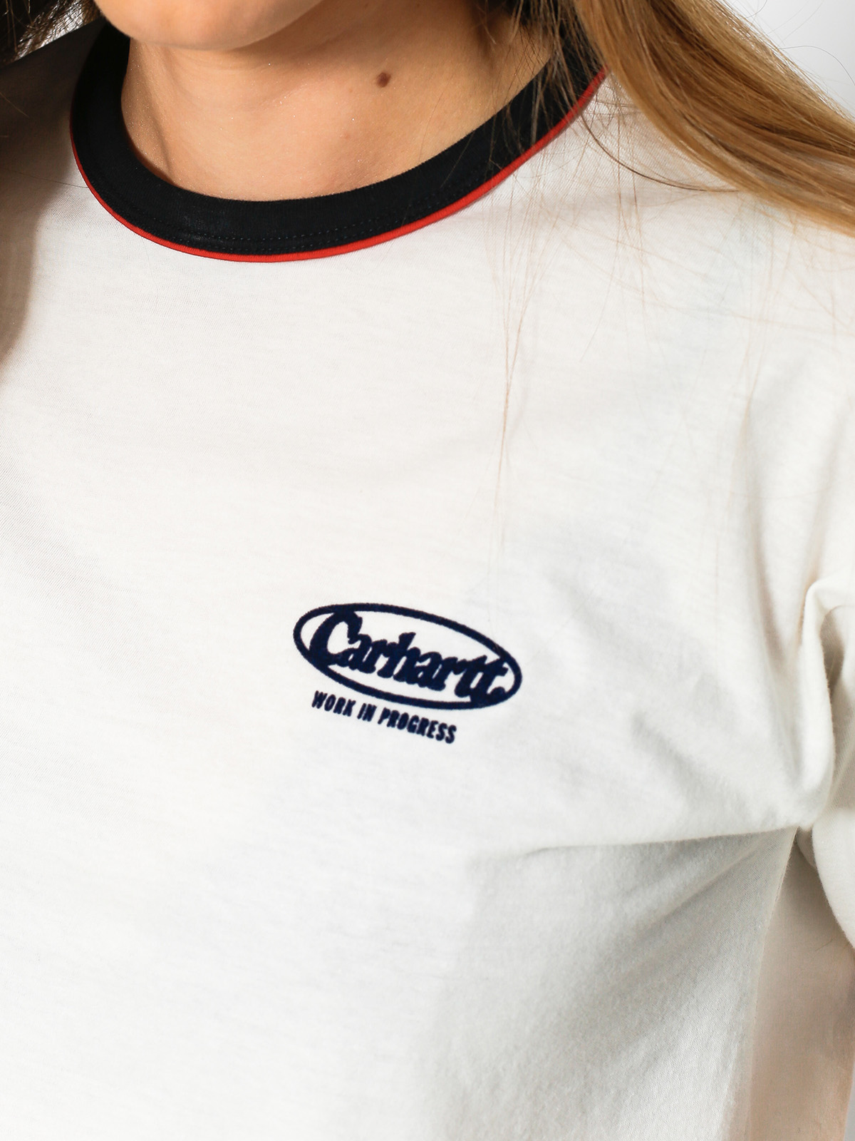 Carhartt T-shirt Tisa Oval Wmn (wax/blue)