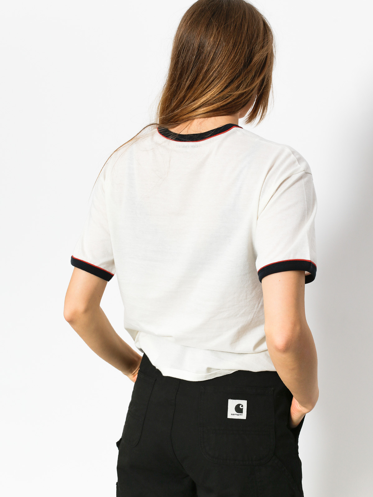 Carhartt T-shirt Tisa Oval Wmn (wax/blue)