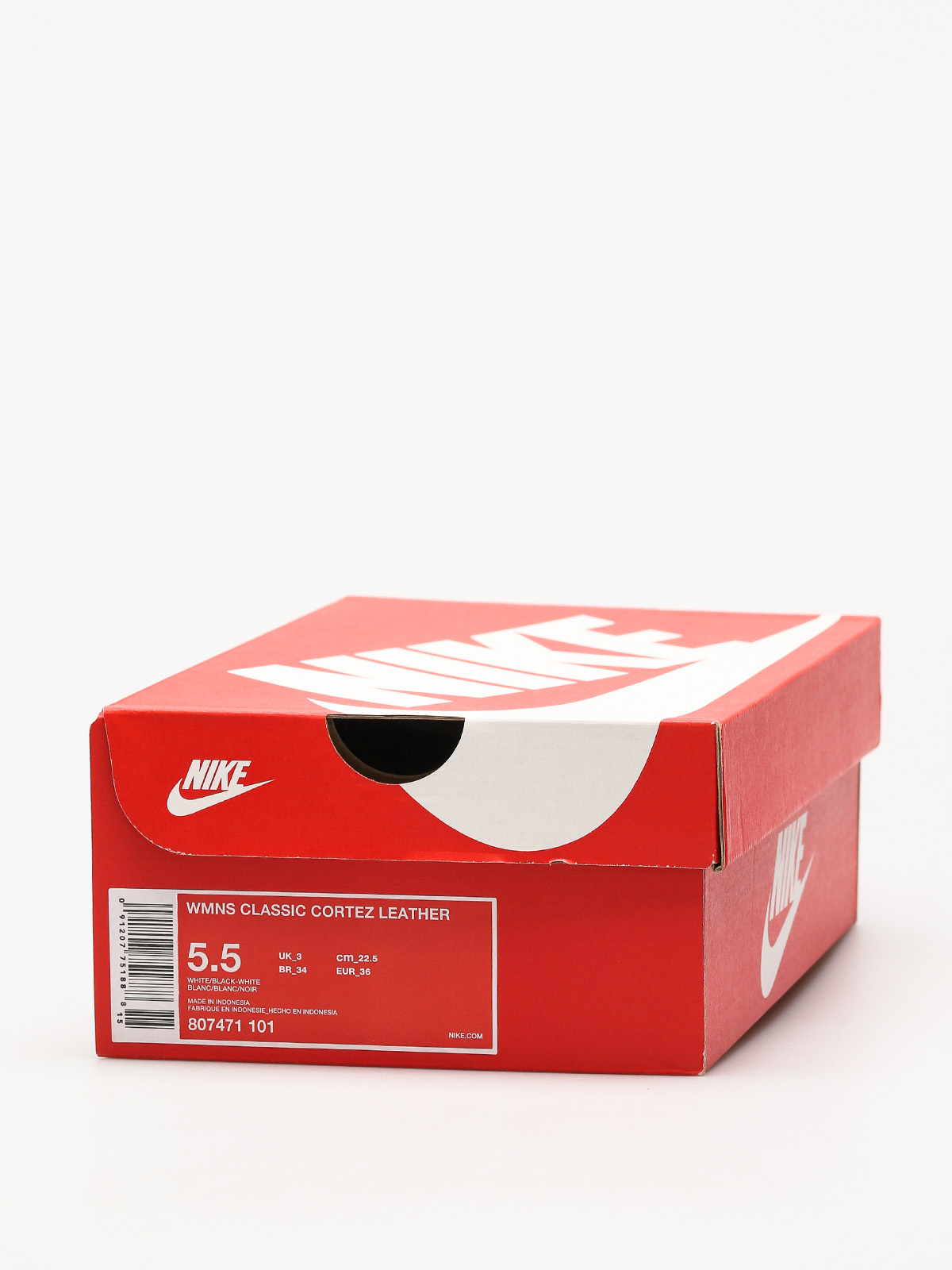 Nike Classic Cortez Leather Shoes Wmn (white/black white)