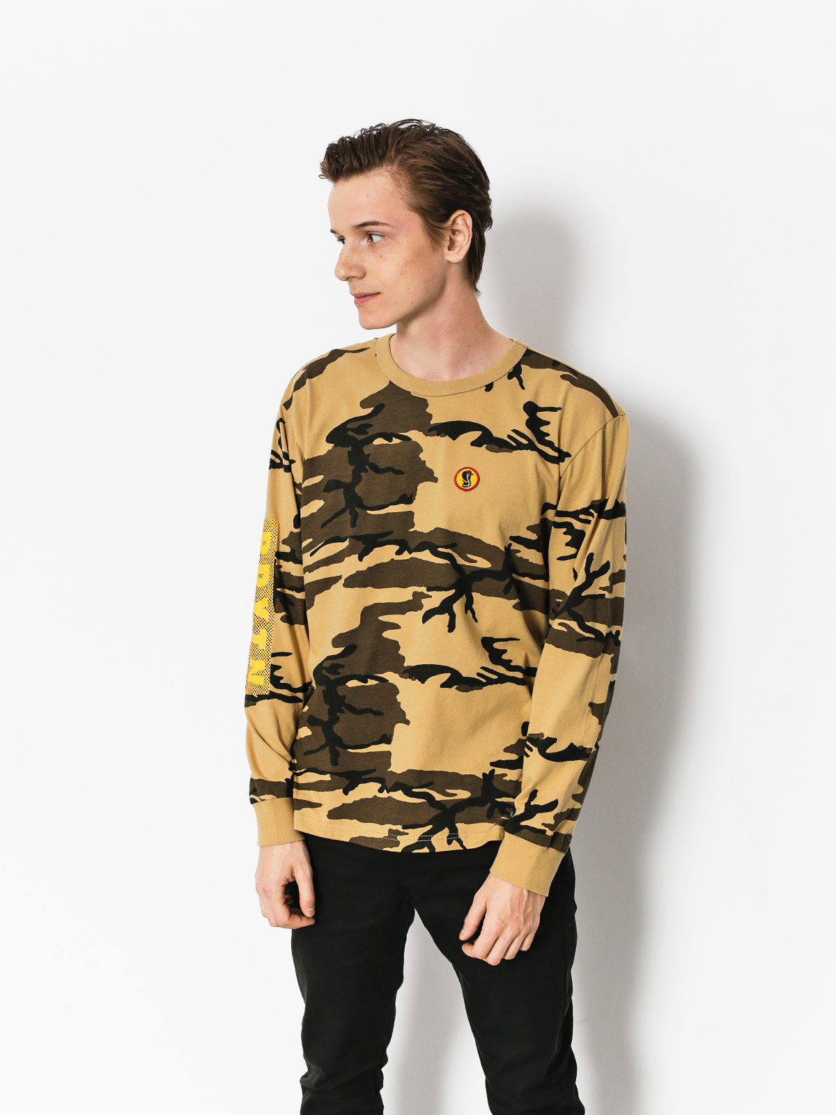 Brixton Longsleeve Fang Knit (camo)