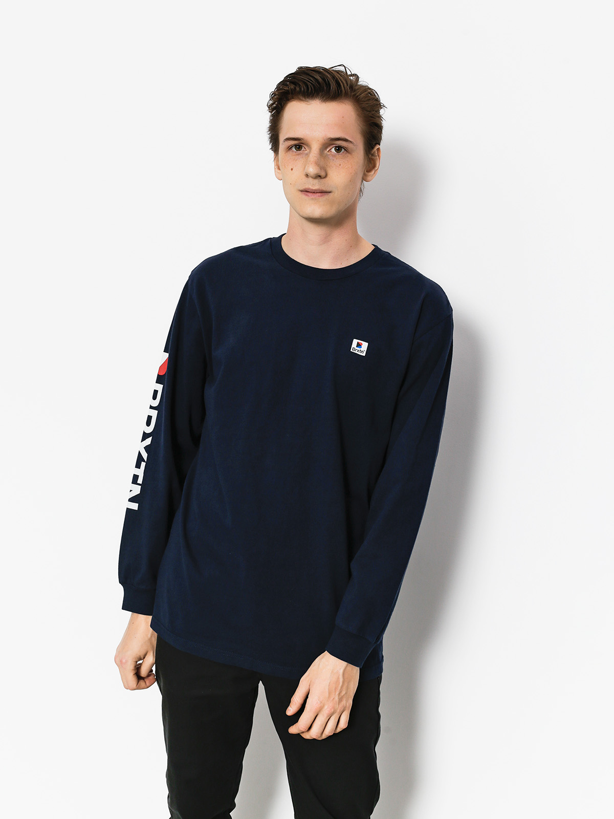 Brixton Longsleeve Stowell Stt (navy)