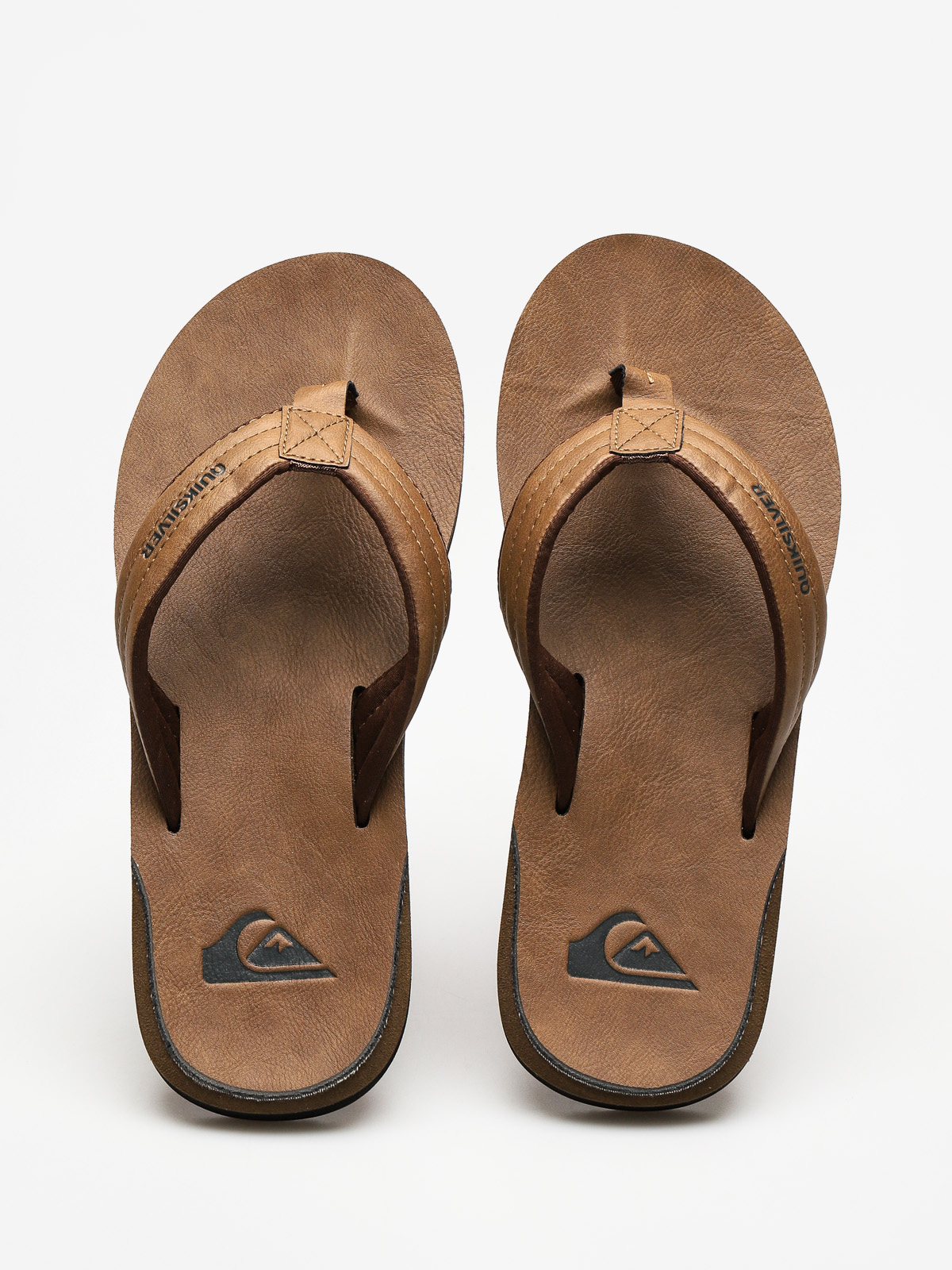 Quiksilver Flip-flops Carver Nubuck (tan solid)