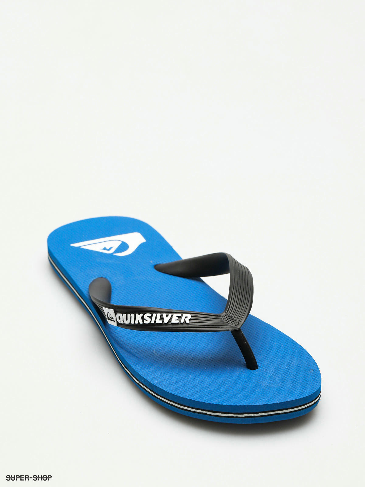 Quiksilver 'Little Molokai' Flip Flop Style Sandals UK 2.5 EU 35 Blue Mix BNWT