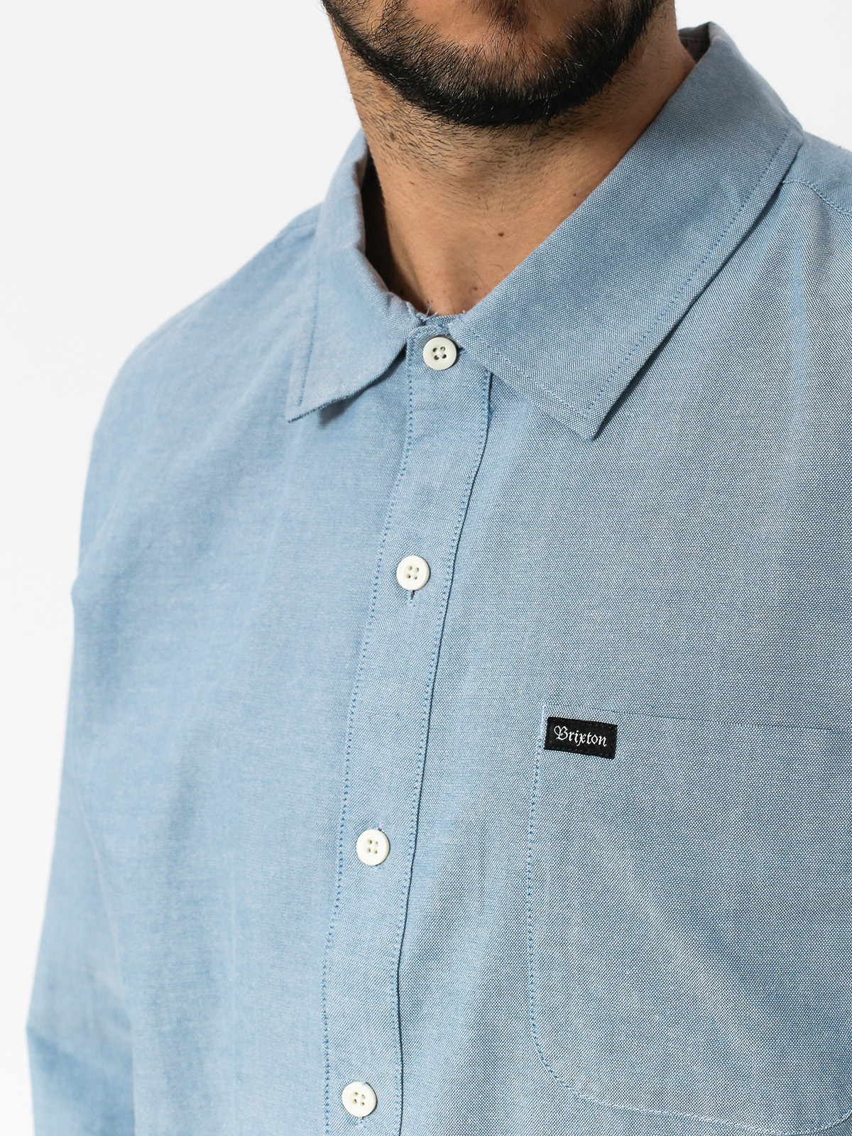 Brixton Shirt Charter Oxford Wvn (light blue chambray)
