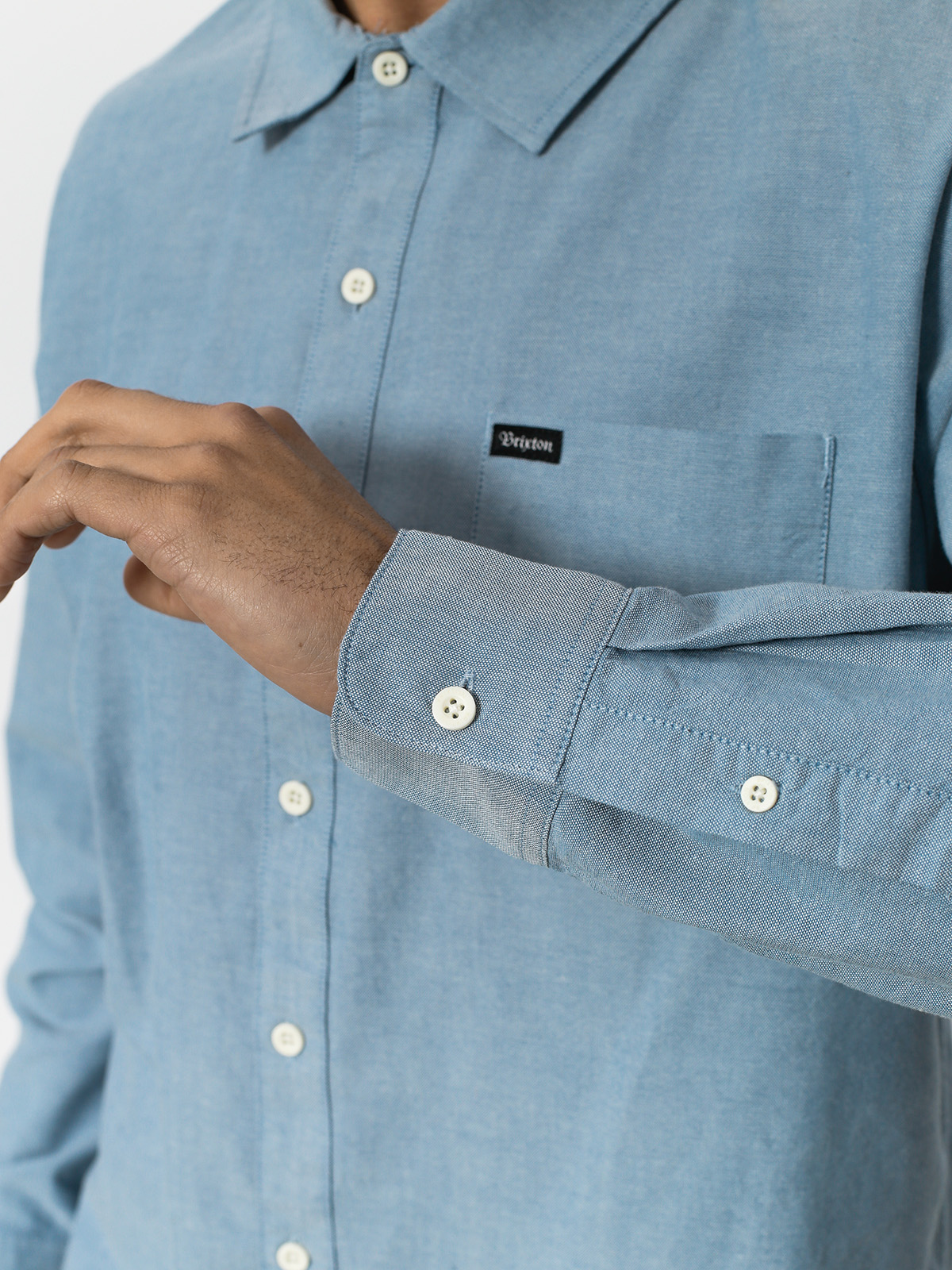 Brixton Shirt Charter Oxford Wvn (light blue chambray)