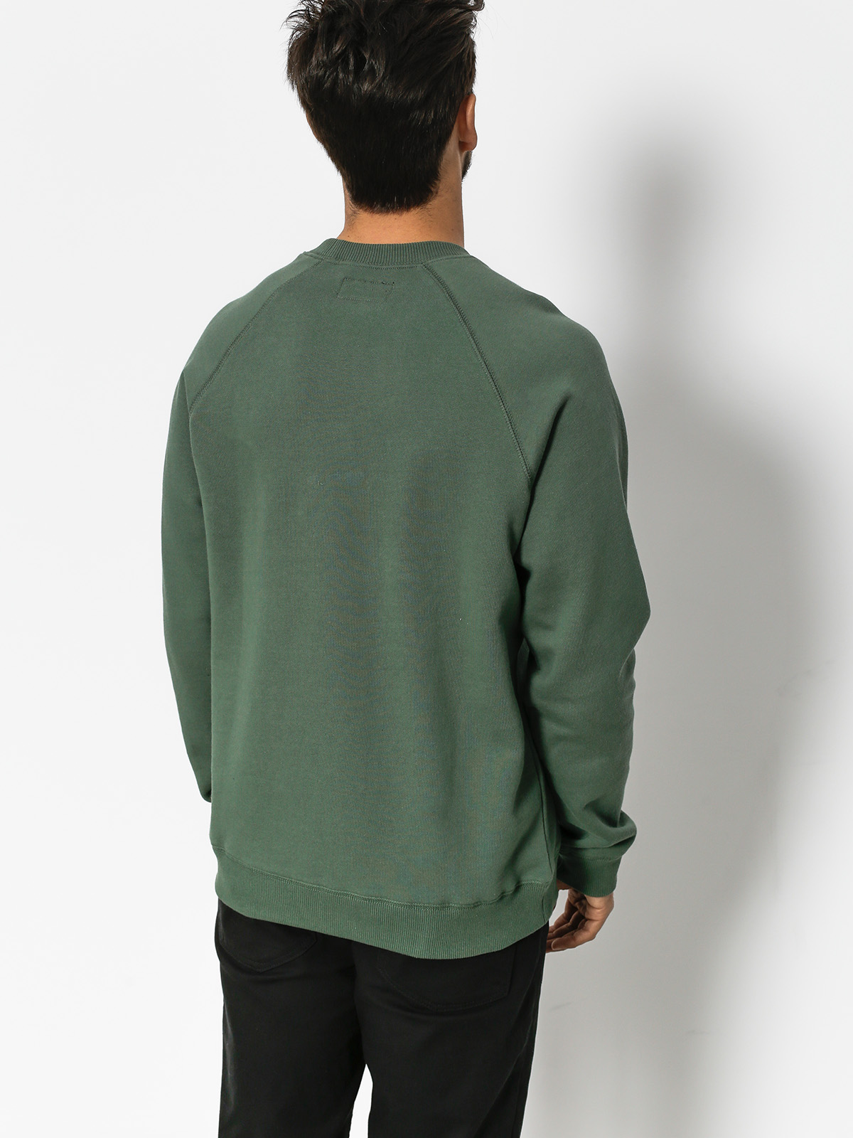 Brixton Sweatshirt Wheeler III Eu Crew (washed chive)