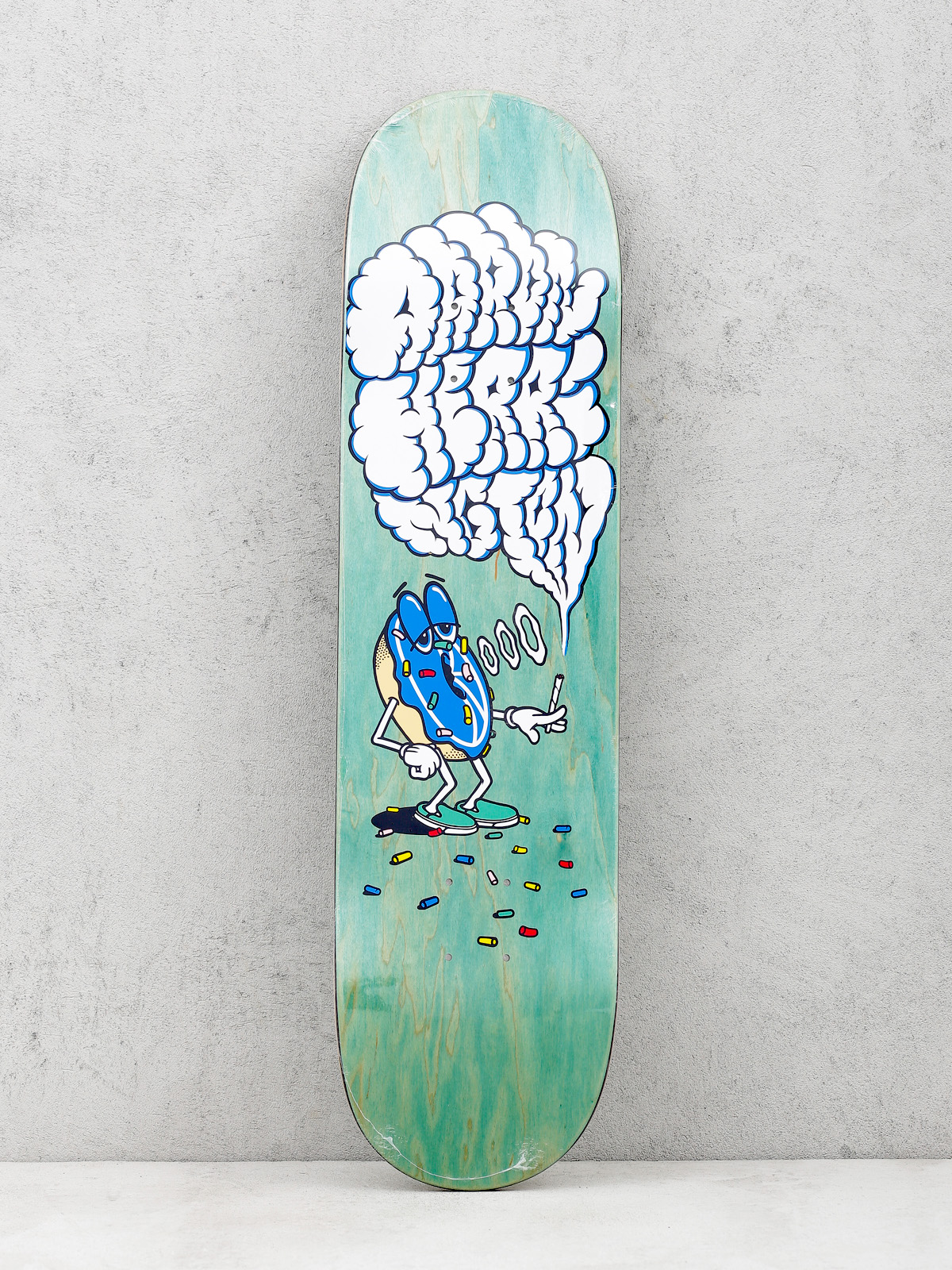 Polar Skate Deck Smoking Donut Aaron Herrington (green)