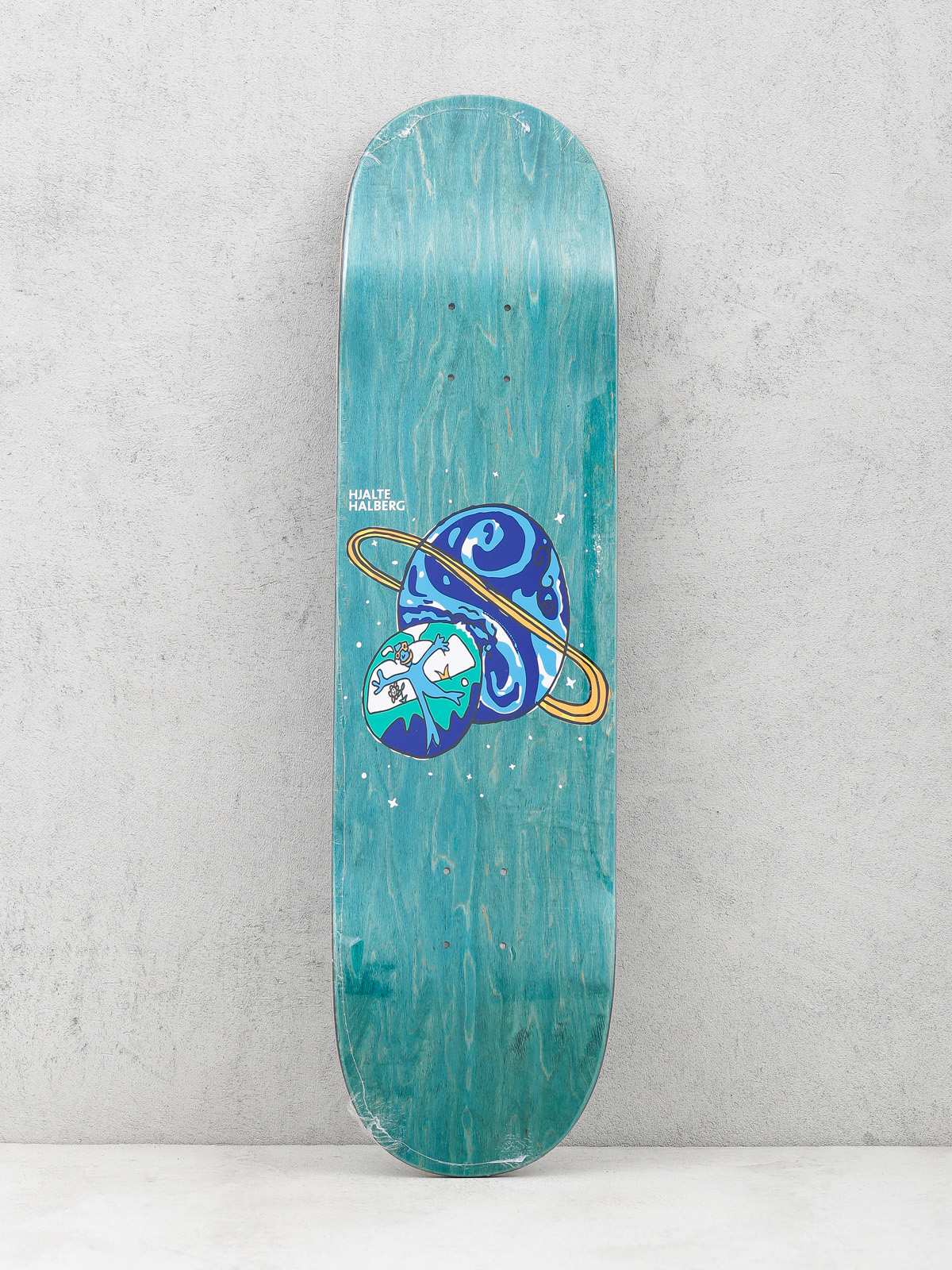 Polar Skate Deck Planet Emile Hjalte Halberg (green)