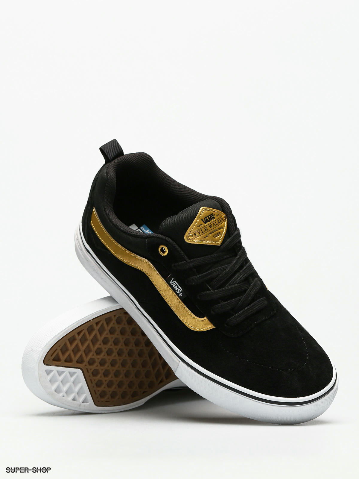 Metallic on sale gold vans