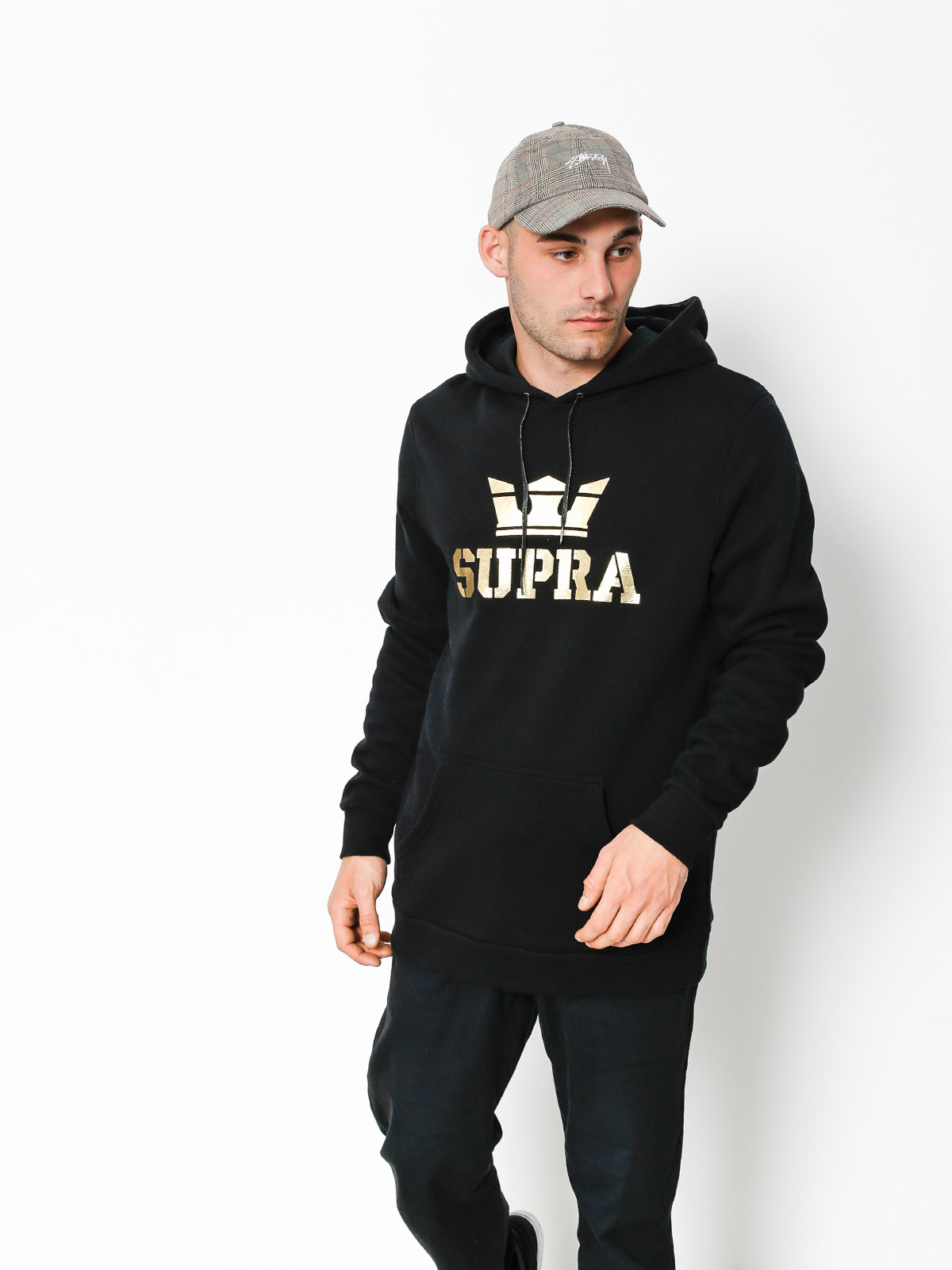 Supra Hoodie Above HD (black/gold)