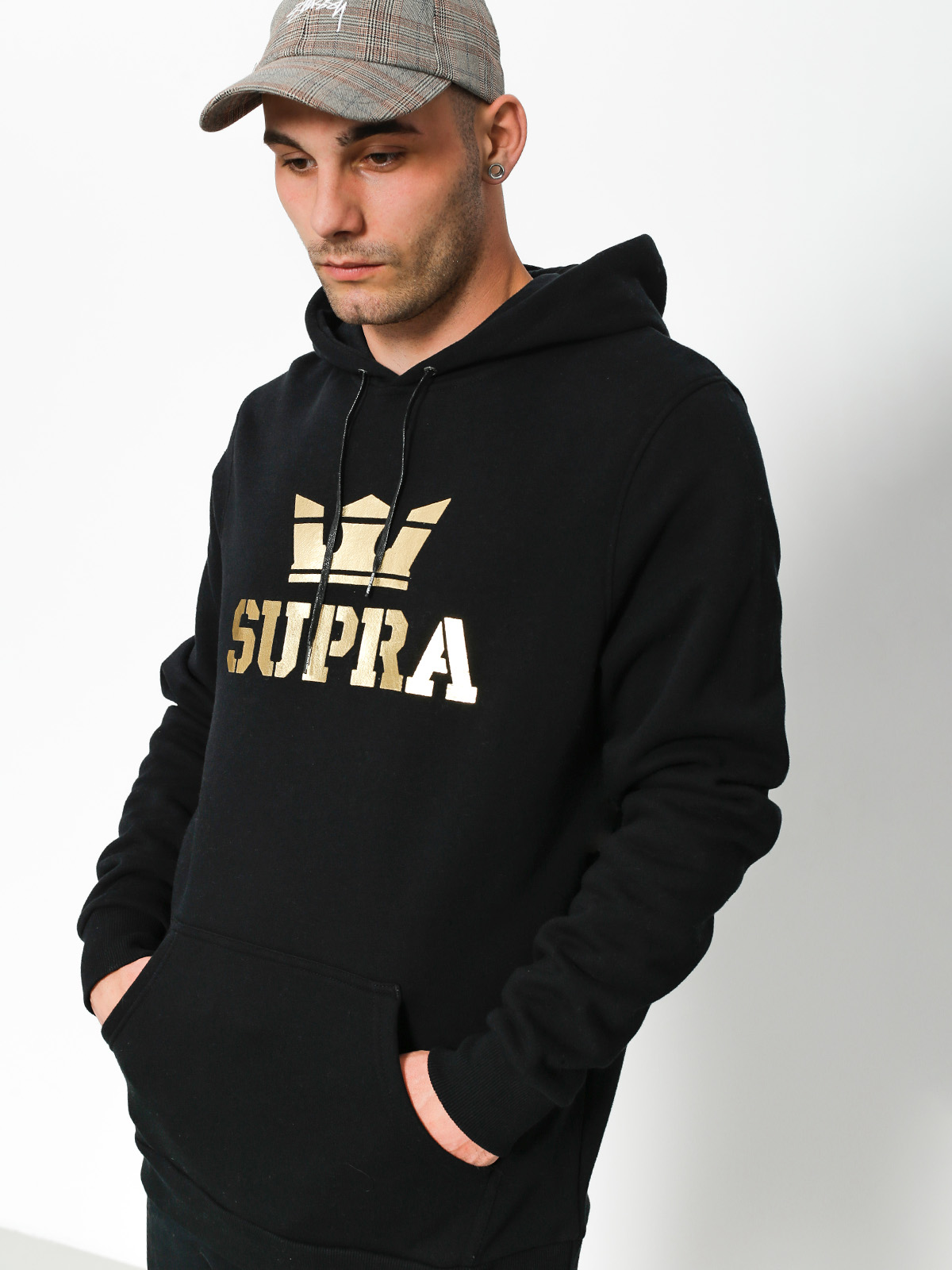 Supra Hoodie Above HD (black/gold)