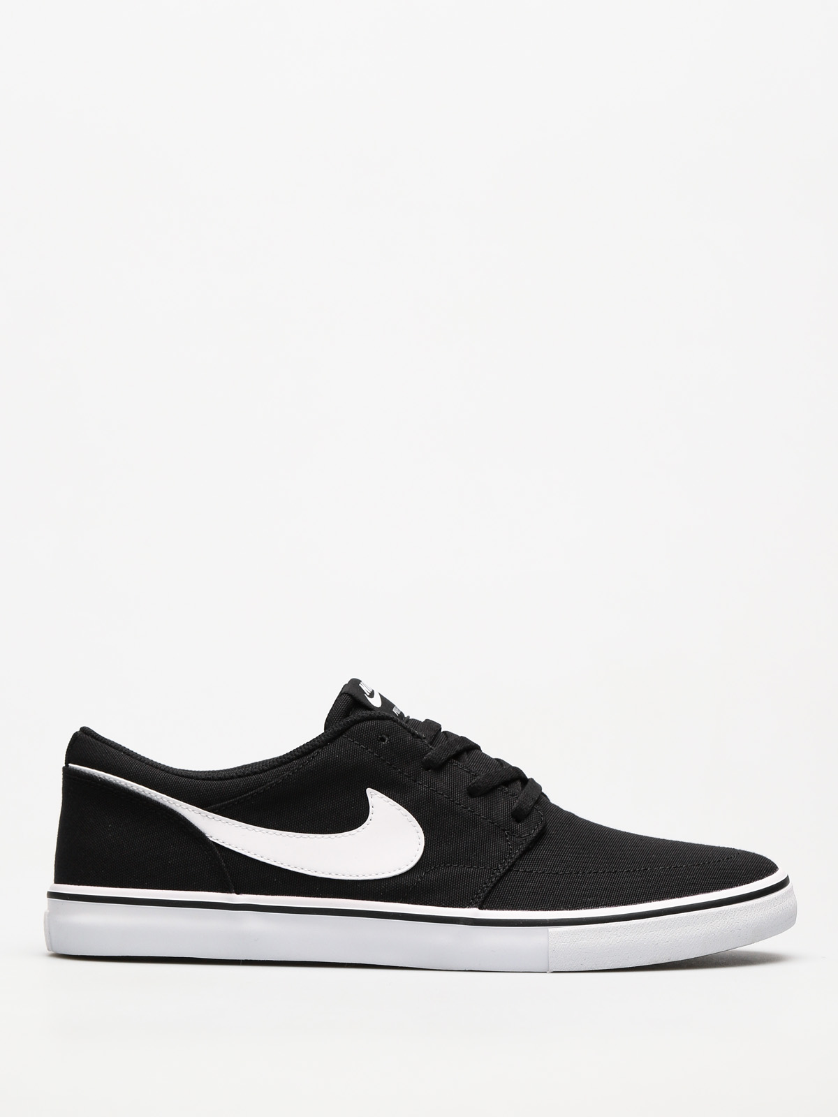 Nike SB Shoes Sb Solarsoft Portmore II Canvas (black/white)