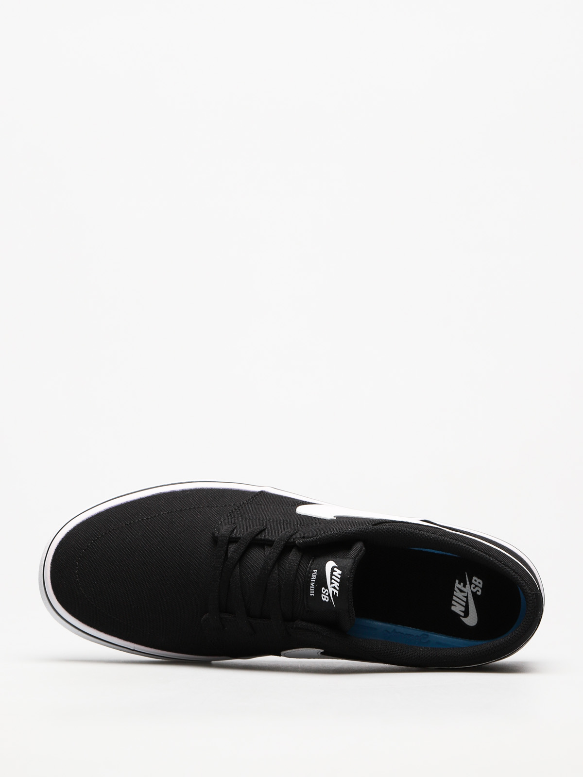 Nike SB Shoes Sb Solarsoft Portmore II Canvas (black/white)