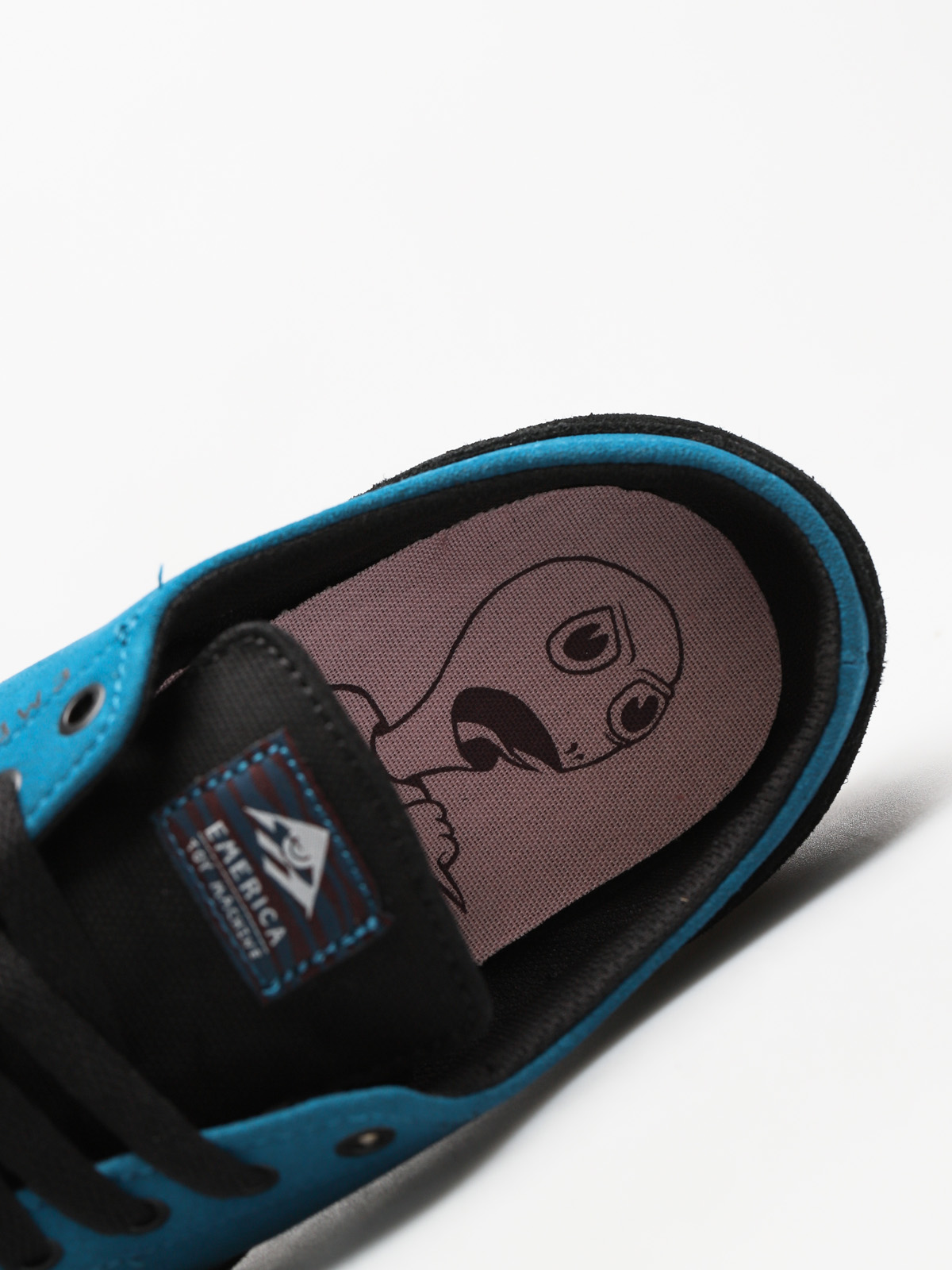 Emerica Shoes The Romero Laced X Toy Machine (black/turquoise)